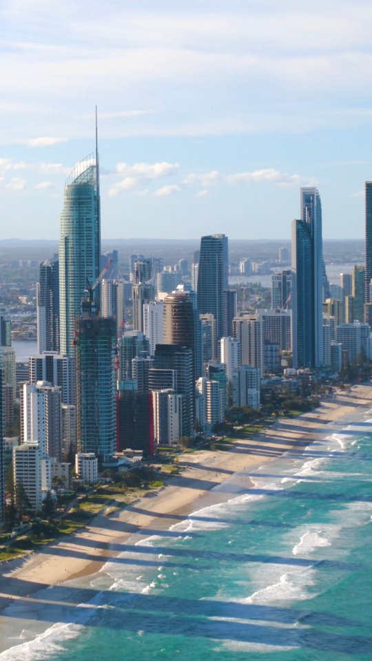 What a beautiful afternoon flying 🚁 past the #GoldCoast #queensland #surfersparadise
