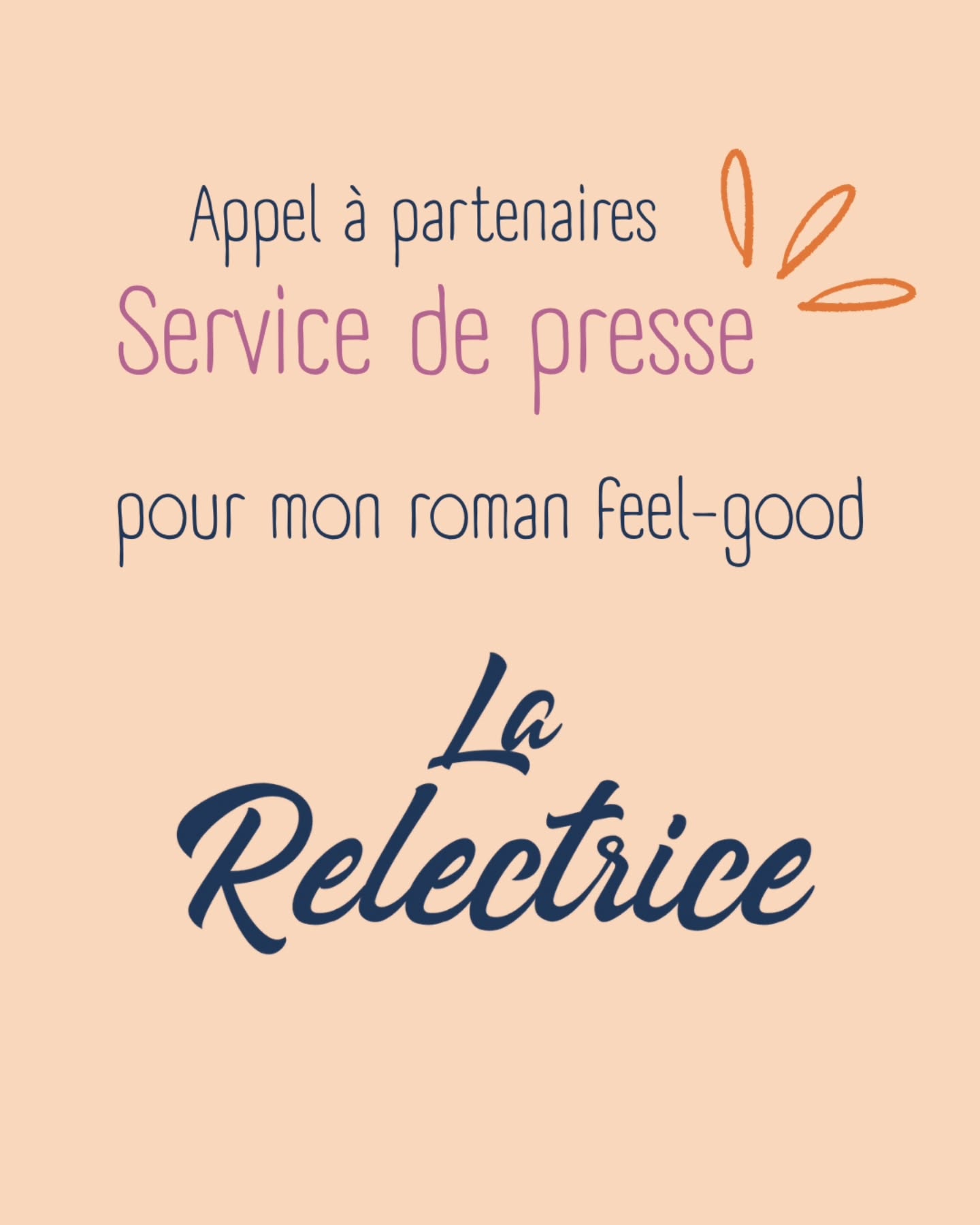 Conditions pour le service de presse de La Relectrice
Il n’est pas nécessaire d’avoir 10 K abonnés ou de faire du SP depuis 15 ans. Toutefois, certains
critères rentrent en ligne de compte :
📚 aimer le feel-good 18 + (c’est-à-dire, ici : sarcastique, spicy et ouvert d’esprit) ;
📚 justifier d’un certain ratio d’échanges sur vos revues de presse (likes, commentaires,
partages de vos chroniques) ;
📚 lire le roman et son annexe au mois d’avril/mai ;
📚 poster une chronique (carrousel, post ou reel) au mois de mai si le roman vous a plu.
De mon côté, je m’engage à rester disponible pour échanger avec vous avant, pendant et après
la campagne.
Au plaisir d’en discuter avec vous !
Bonne journée 😃
Ludivine