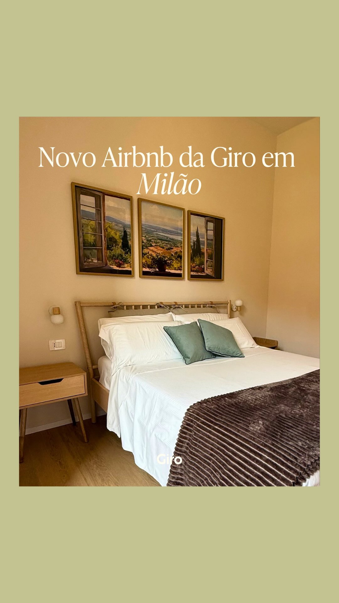 Acabamos de inaugurar o novo apartamento da Giro em Milão, e ele chega exatamente a tempo da Design Week! 🇮🇹
🛋️ Totalmente renovado, pensado para receber com conforto e praticidade, o espaço acomoda até 6 pessoas, com duas suítes amplas e uma área social espaçosa, perfeita para relaxar depois de um dia intenso pela cidade.
📍Localizado a mesma linha de metrô do Salone del Mobile, com acesso fácil ao centro e aos principais pontos do Fuorisalone.
Um ponto de partida estratégico para viver a semana mais importante do design em Milão.
O apartamento será disponível a partir da próxima semana. E, como tudo nessa época, com disponibilidade limitada.
Para reservas fale com a gente por DM 🧡
#apartamentoemmilão #milandesignweek #dicasdemilao