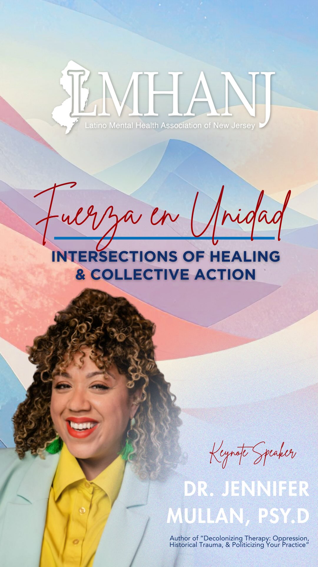 2 weeks ago, we had the honor of witnessing a powerful keynote by Dr. Jennifer Mullan @decolonizingtherapy, also known as “The Rage Dr,” at the Latino Mental Health Association of NJ’s Annual Conference.
Author of Decolonizing Therapy: Oppression, Historical Trauma & Politicizing Your Practice, Dr. Mullan brought bold truth-telling, corazón, and ancestral wisdom to her moving address: Remembering What Was Never Lost: Healing, Ancestral Intelligence, and Collective Care.
Rooted in the work we do and deep acknowledgment of our raíces, her words named the violences shaping our present while guiding us back to the embodied wisdom held in our nervous systems, our lineages, and our comunidad.
An invitation that still lingers: to honor our rage, reclaim our resilience, and lean into collective sanación ✨