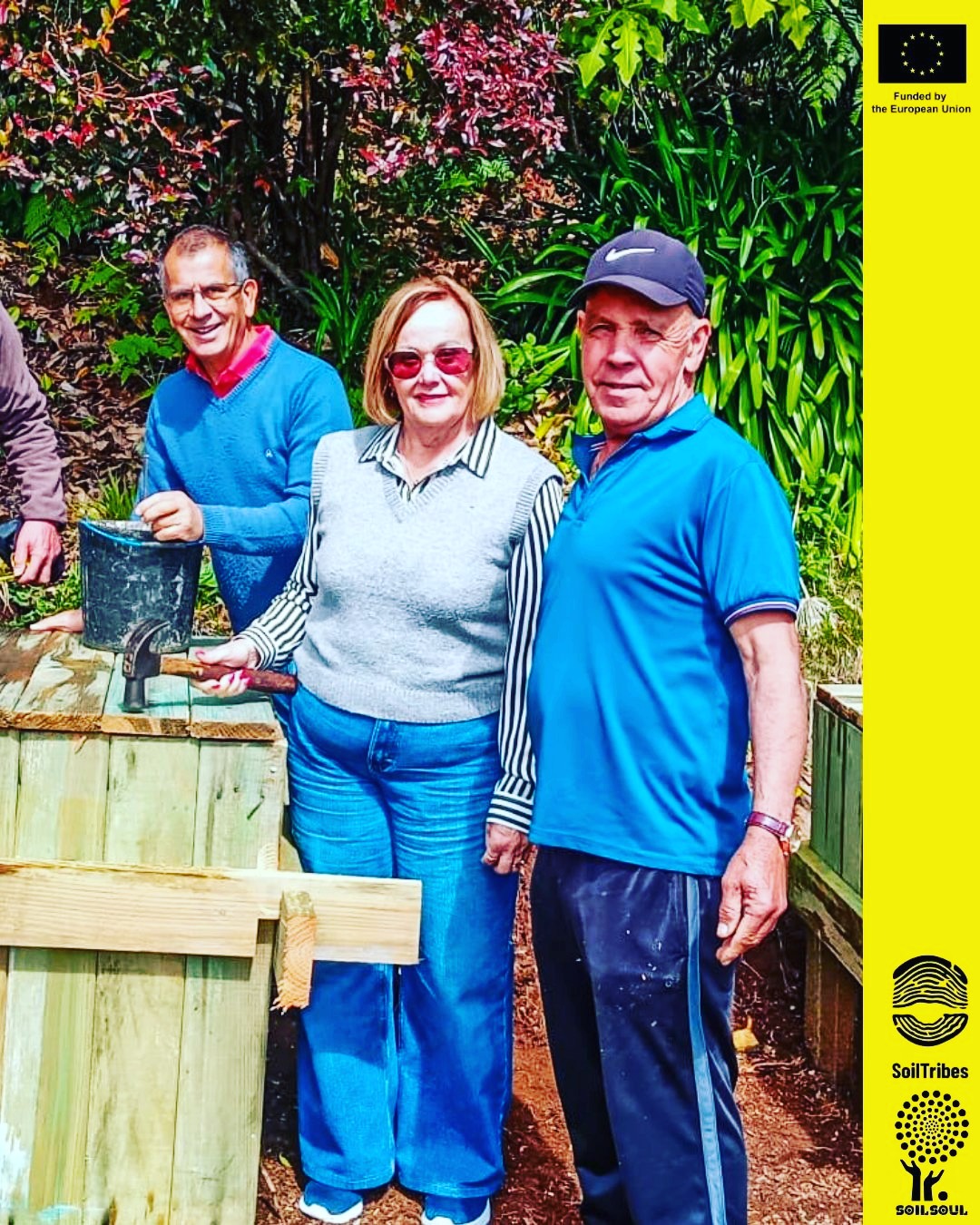 SOIL SOUL – Another milestone achieved! 🌱
The composters of SocioHabita Funchal @sociohabitafunchal and the international project SoilSoul are now successfully built at the Parque Ecológico do Funchal @pefunchal !
🌱This marks an important step in our journey — turning waste into life, and ideas into action.
🌱The activity is part of the project “SoilSoul”, contributing to the Mission “SoilTribes – Rooted in Action” @soiltribes connecting science, ecology, and creative expression — reminding us that restoring our relationship with soil also means restoring healthier human rhythms 🌍
Run by Natural Farm Shizen @natural.farm.shizen
🌱What’s next? Time to fill them!
And for that, we are inviting new young soil protectors to join us 🌿
Composting is more than just recycling organic waste — it enriches the soil, reduces landfill use, and brings communities closer to nature. Every peel, every leaf, every small action becomes part of a bigger cycle of regeneration ♻️🌱
#SoilSoul #SoilTribes #artemassociation #ZeroWaste #circulareconomy