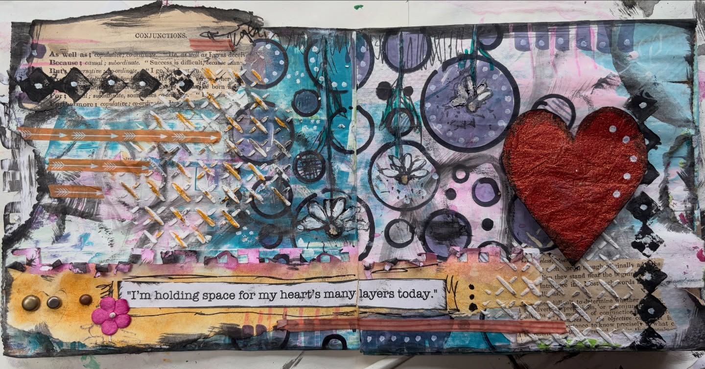 Im holding space for my hearts many layes today.