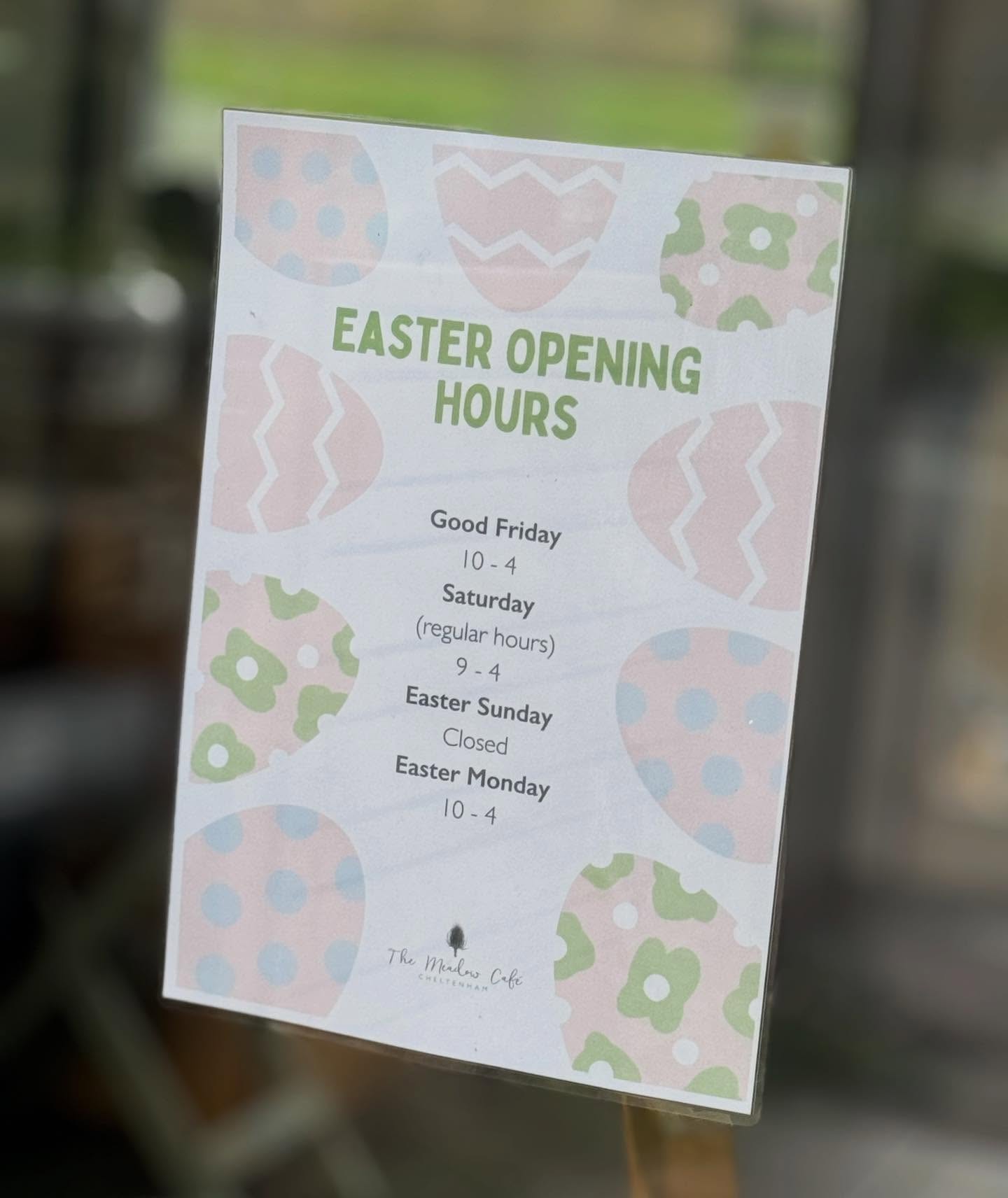 We hope you all have a lovely Easter! 🐣✨🌱
Please note that our opening hours will be slightly different over the weekend.
– We can’t wait to see you all 💛