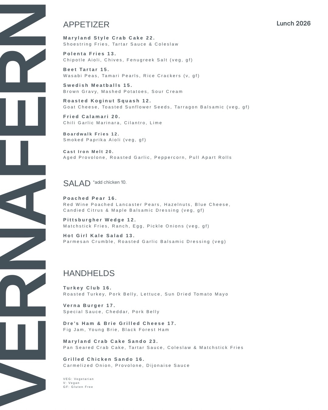 Driven by the seasons, inspired by the plate.
– Vernafern
#doylestownfoodie #phillyeats #buckcountyfoodie #vernafern #doylestown