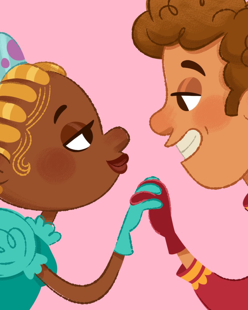 2/3 Ela com os edges no cabelo ❤️❤️