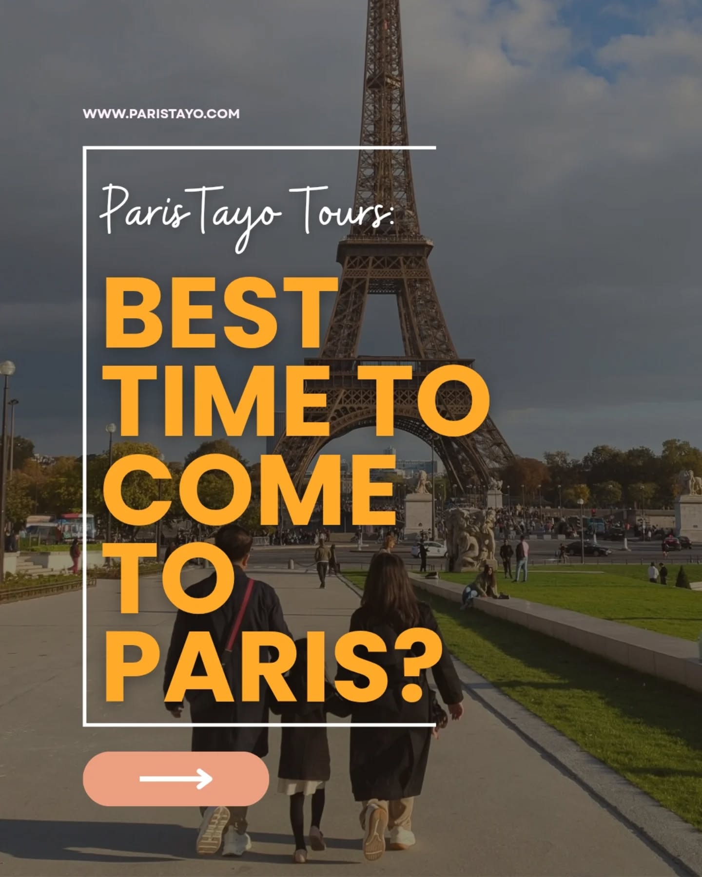𝗣𝗮𝗿𝗶𝘀𝗧𝗮𝘆𝗼𝗧𝗼𝘂𝗿𝘀: I am often asked with this question, when is the best time to come to Paris? Honestly, may iba't ibang charm ang seasons sa Paris. Kayo na pumili kung ano ang swak sa inyo.👍
And if you need a stress-free experience, book ParisTayo!🥰
Check the tour packages on...
www.paristayo.com
#paristayotours #paristourguide #parisforpinoys #globalpinoys #pinoyprivatetourparis