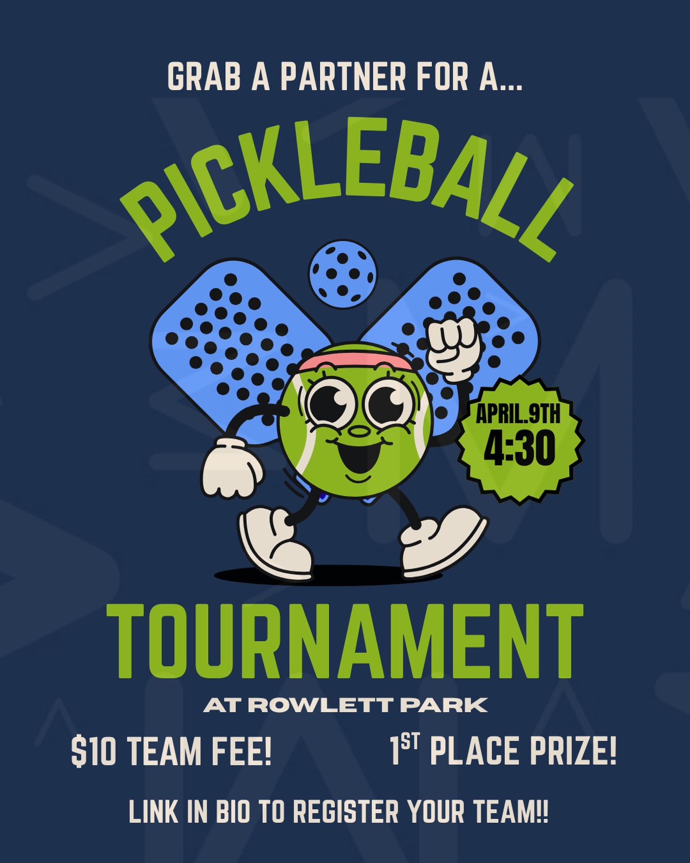 AMA PICKLEBALL TOURNAMENT‼️💙🤘🏻
Grab a friend and enjoy your afternoon in our pickleball tournament @ Rowlett Park- tomorrow (4/8/26) from 4:30-7:00pm!!
See you all there!!
*Register with the link in bio!!