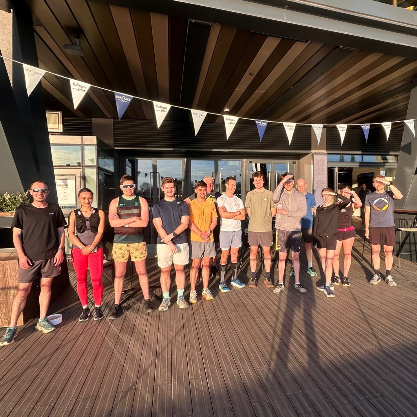 Snaps of our sun soaked intervals sessions last night in Bishops Park and at Barn Elms track! 😎 A huge thank you to our session hosts Jack & Denny and well done to all who took part in the session 🏃🏻♀️☀️
.
Our social club run meets tomorrow at Kiss the Hippo, Fulham Pier at 18.45. Join us for a social river loop!
.
#running #runlondon #runningclub #runnersofinstagram #socialrunning