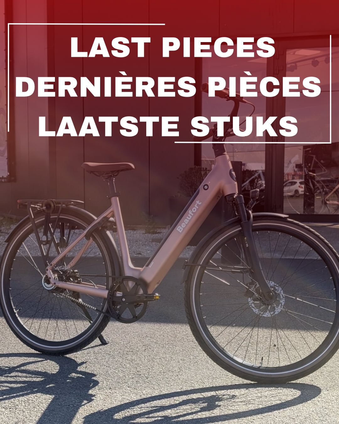 FR 🇫🇷 / NL🇳🇱
Le soleil est là… Temps de faire du vélo ! ☀️
Voici nos deux tout derniers modèles du vélo électrique Beaufort Bandit.
Rose - taille 52 (L)
Aubergine - taille 48 (M)
⚡ Batterie 540 Wh : 1.799 €
⚡ Batterie 720 Wh : 1.980 €
Ce sont les toutes dernières pièces jusqu’en juillet, donc c’est pour les rapides. 💪🏼
Parfait pour profiter du beau temps 🌳🚴♂️
Disponible immédiatement en magasin.
Toujours les bienvenus !
~
De zon is er… Tijd om te fietsen! ☀️
Dit zijn onze twee allerlaatste modellen van onze Beaufort bandit elektrische fiets.
Roze - maat 52 (L)
Aubergine - maat 48 (M)
⚡ Batterij 540 Wh : €1.799
⚡ Batterij 720 Wh : €1.980
Dit zijn de allerlaatste stukken tot juli , het is dus voor de rappe. 💪🏼
Perfect om van het mooie weer te genieten 🌳🚴♂️
Onmiddellijk beschikbaar in de winkel.
Altijd welkom!
#vandammecycling #beaufortbandit #lastpieces #cycling