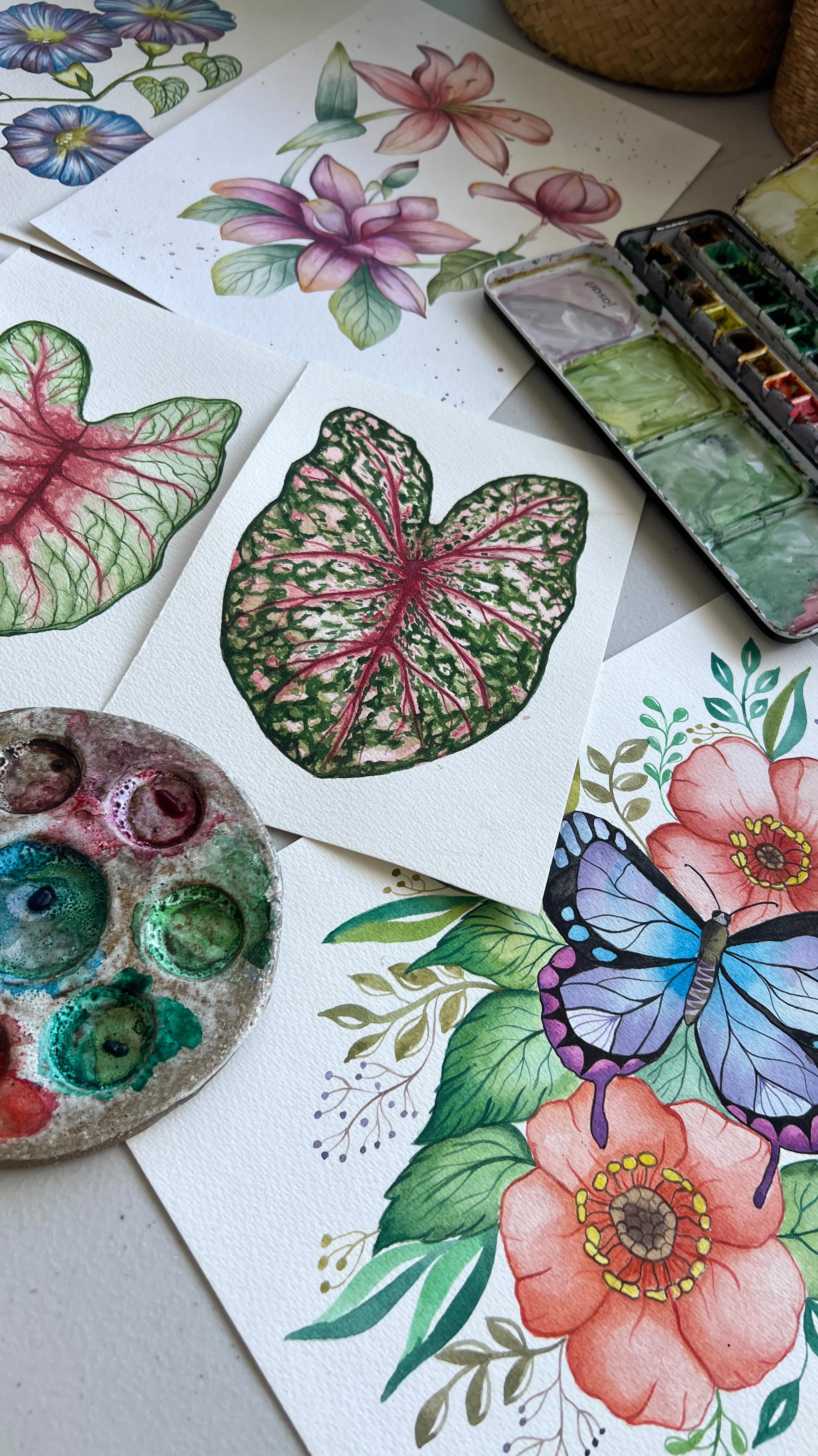 I am so excited to invite you to my botanical watercolor workshop. 100% online on zoom. The class will be live and recorded so you will be able to watch anytime after.
I can wait to share my love for art with you and guide you in this process step by step.
Date: 18th of April
Time: 9am - 12pm ( Brisbane Time - Australia)
This 3 hour workshop will be filled with demonstrations, creative exploration and hands on practice.
Can’t wait to see you in class! Tickets are available on my bio. 💦🌱🩵
Much love,
Kai