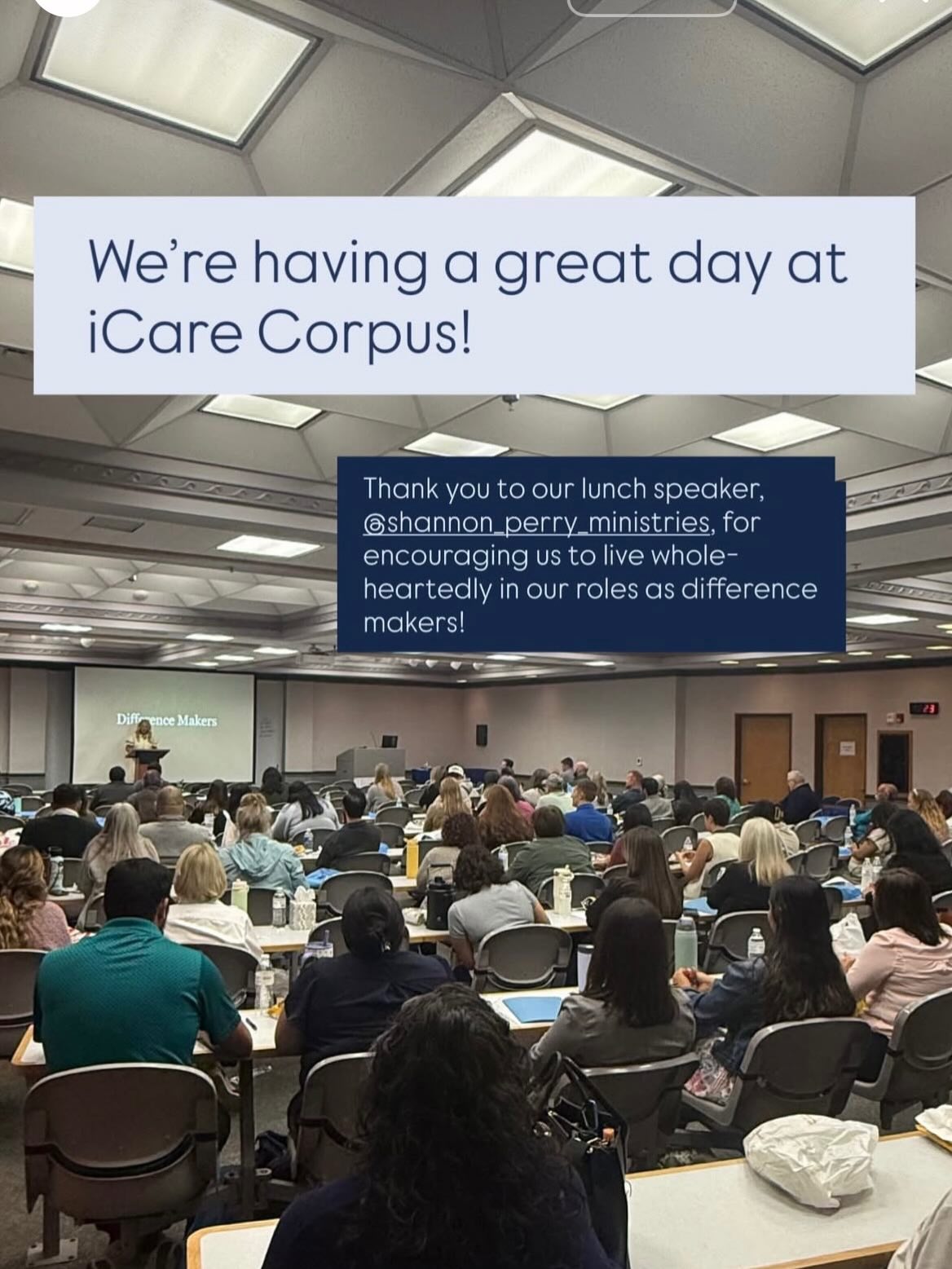 It was an honor to speak at the "iCare" conference in Corpus Christi yesterday for "STCH" ministries encouraging so many in ministry who make a difference in the lives of others.
NEXT STOP-FLORIDA for our "Ladies Night Out" in Lake Alfred. Get your tickets at shannonperry.com and we can't wait to see you! It's going to be a great night! #ministry #ministrylife #lovepeople #lovegod #florida