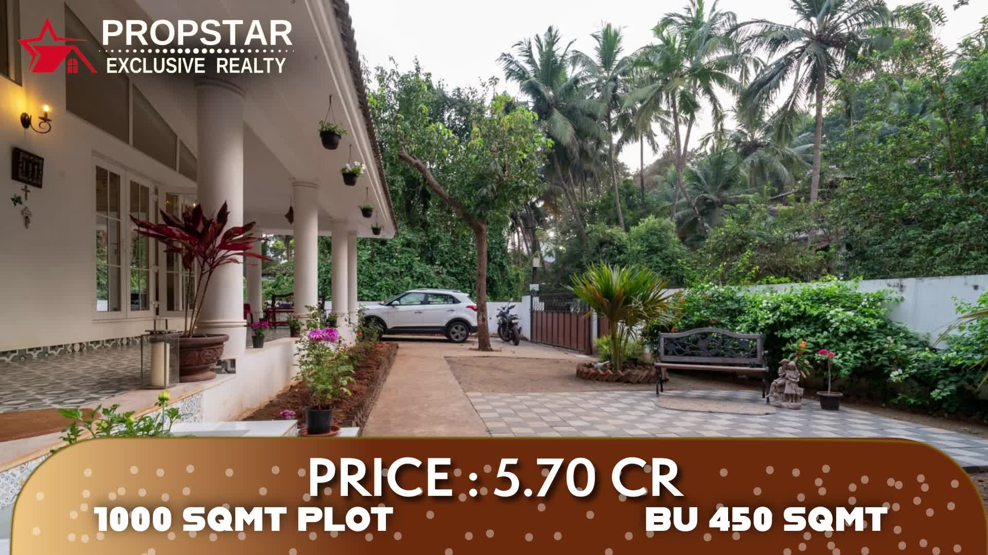 Ideal for luxury living & high-end lifestyle buyersLuxury 4 BHK Villa | Premium Living Redefined
📍 Plot Area: 1000 Sqmt
🏡 Built-Up Area: 450 Sqmt
🛏️ 4 Spacious Bedrooms with Attached Bathrooms
🚿 Wet & Dry Bathroom Partition for modern convenience
👗 Walk-in Closets in bedrooms for luxury storage
🌿 Open Green Spaces with natural surroundings
🌬️ Excellent Ventilation & abundant natural light
🛋️ Extra-Large Living Area – perfect for entertaining
🪑 Bespoke Designer Furniture with premium finishes
🍽️ Modern Modular Kitchen
Three-side kitchen layout for maximum efficiency
Premium modular cabinets
👩🍳 Separate Maid Entrance + Maid Room for privacy
🚗 Private Car Parking
🛌 Master Bedroom Retreat
Private living space inside the bedroom
Attached luxury bathroom
Balcony access
🌅 All Bedrooms with Private Balconies
🏡 Thoughtfully Designed Layout
Spacious, airy, and functional
Call for details: +91 9769056506 | +91 7058956506
www.propstar.co.in