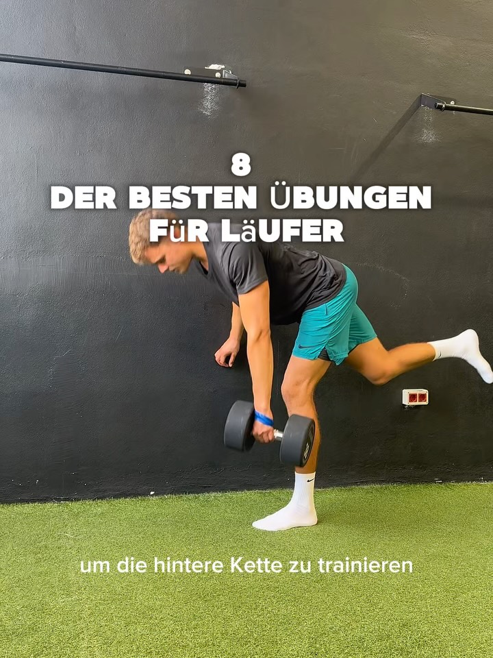 8 Übungen um die hintere Kette zu trainieren //
Gerade für Läufer ein sehr wichtiger Aspekt. Zum einen ist Kraft hier enorm wichtig zum anderen ist es wichtig hier robust zu sein um Verletzungen eher vermeiden zu können in dem Bereich.
Drei Arten des Trainings finde ich am sinnvollsten:
- Deadlift Varianten
- Leg Curl Varianten
- Isometrisches halten
Speicher dir die Übungen ab und nutze sie im Training ✅