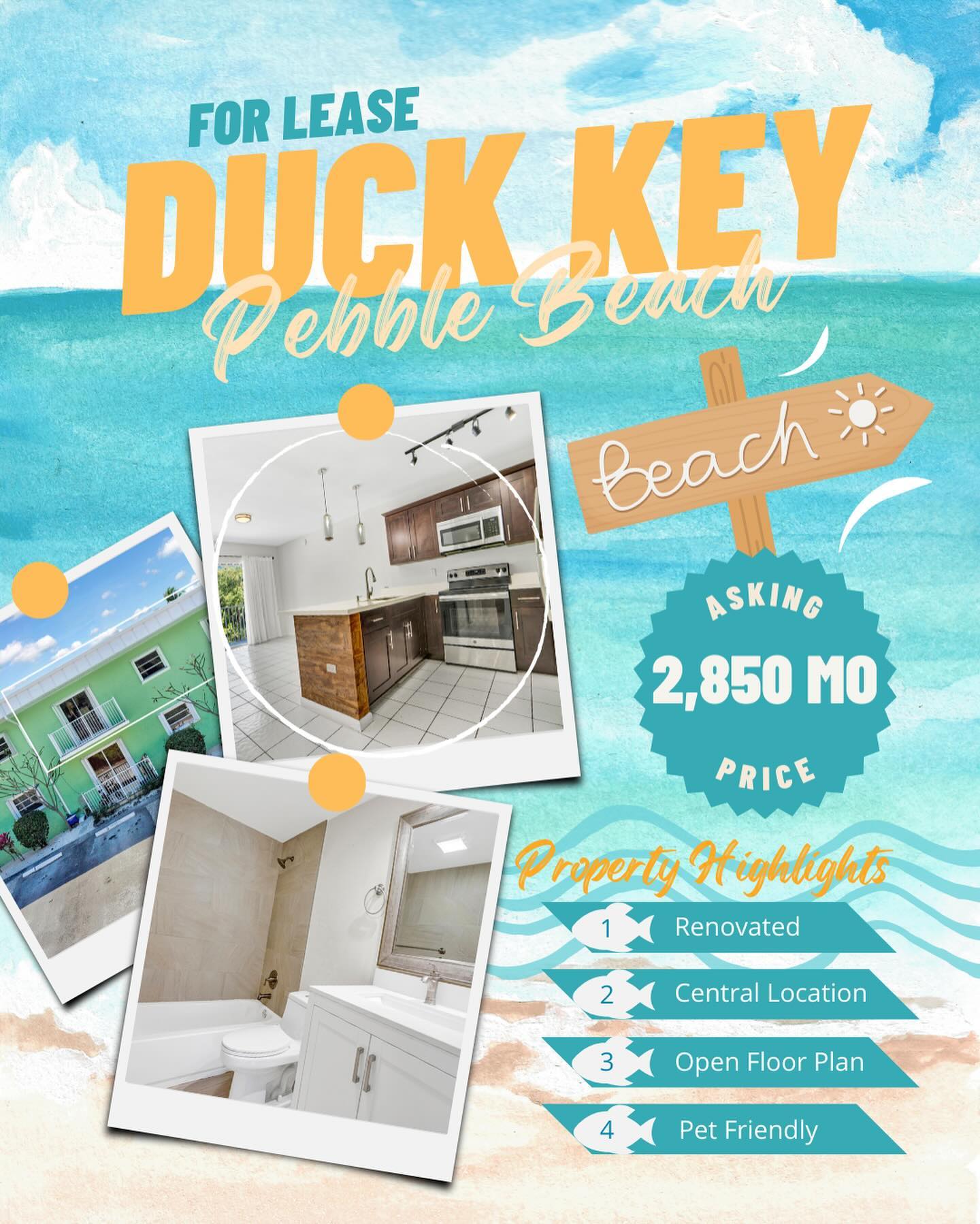 🐟For Lease! Discover your slice of paradise on Duck Key! 🌴🏠
Embrace tranquility in this newly renovated top-floor 2-bed, 2-bath condo. Enjoy spacious living, a fully upgraded kitchen, and assigned parking. Just 12 miles from the Florida Keys Country Club and a hop away from beautiful Sombrero Beach. 🏖️ Your tropical oasis awaits!
#forlease #duckkey #floridakeys #forrent #marathonflorida #islamorada #keylargo #flkeysrealestate #flkeysrealtor #flkeys #flkeyslife #keywest #keywestflorida #hawkscay