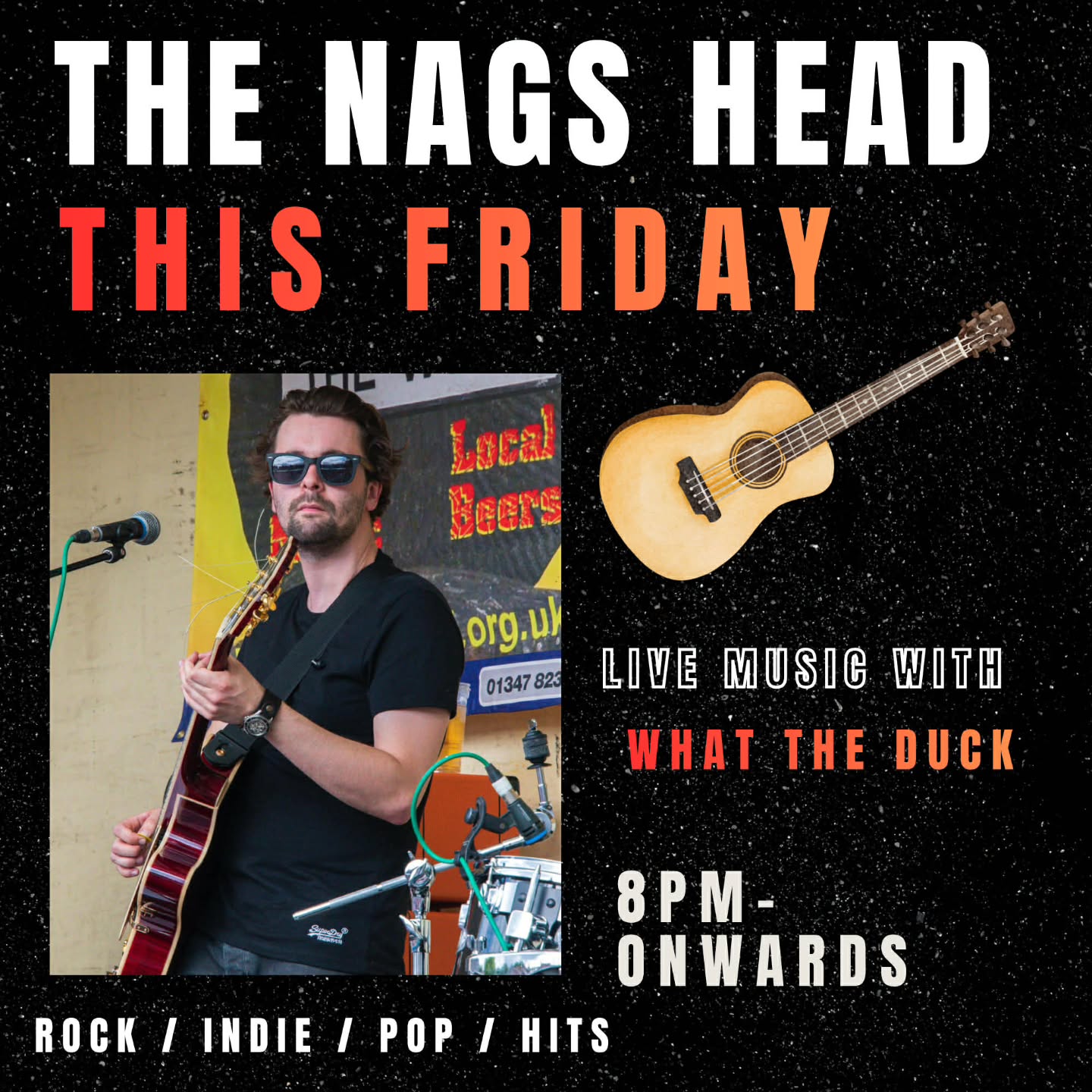 🎶 Live Music Tonight at The Nags Head! 🎶
Join us from 8pm for an unforgettable night of live music featuring What The Duck 🦆
They’ll be bringing you the very best Rock, Indie & Pop hits all night long—so get ready to sing, dance, and stay out late!
🍽️ Arrive early and make a night of it…There’s a reason we’ve been nominated for Best Restaurant or Gastropub in The Press!
Whether you’re craving:
✨ Classic fish & chips
🍔 Stacked burgers
🥢 5-spiced pork belly
🥧 A hearty cottage pie
—we’ve got something for everyone.
🎤 Great food, live music, and an unbeatable atmosphere… what more could you want?
#LiveMusic #TheNagsHead #WhatTheDuck #York #Yorkshire