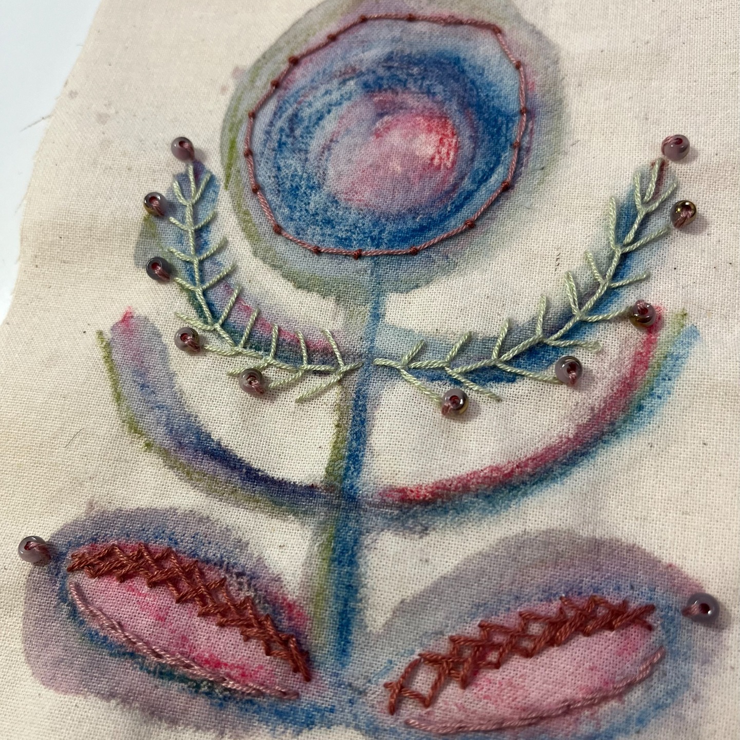 I'm looking forward to being back in my hometown of Warrington this coming Saturday, when I will be teaching Oil Pastel & Stitch at The Fox Studios @thefoxstudios
No experience or drawing skills are necessary, if you can make marks on fabric, that is all that is required. Full tuition and all materials are included.
There are a few places left, have a look at my website for details of the workshop and how to book your place.
#warrington #mixedmedia #embroidery