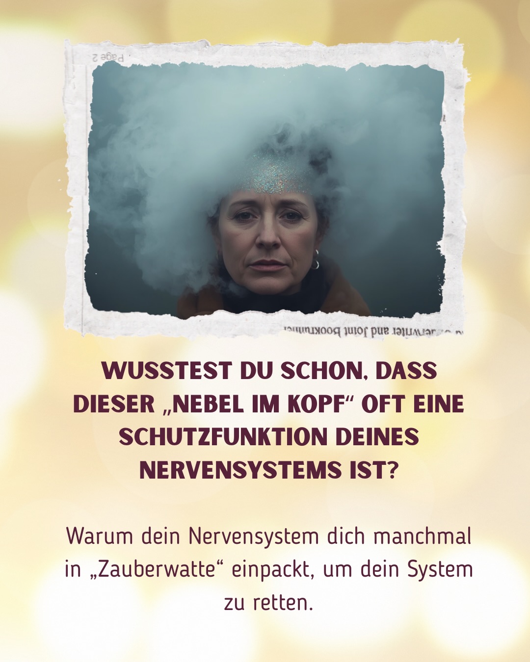 Wusstest du schon, dass dieser „Nebel im Kopf“ oft eine hochintelligente Schutzfunktion deines Nervensystems ist? 🤔☁️
Wir kennen das alle: Man will eigentlich nur „funktionieren“, die To-do-Liste abarbeiten, die geduldige Mama sein... und plötzlich ist da dieser Nebel. Alles fühlt sich neblig, dumpf und unendlich anstrengend an.
Oft kommt das gemeinsam mit einem Schreck: „Hilfe, ich funktioniere nicht mehr! Warum krieg ich nichts auf die Kette?“
Aber was, wenn dieser Nebel kein Defekt ist? In der Neurobiologie nennen wir das einen „funktionalen Freeze“. Dein System legt sich wie eine Decke aus Zauberwatte über deine Reize. Es schützt dich davor, im Hamsterrad noch mehr Vollgas zu geben, bevor alle Sicherungen rausspringen. 🛡️✨
Während du oben im Trüben stehst, spart dein Körper Energie, um sie dorthin zu schicken, wo sie jetzt am dringendsten gebraucht wird: In deine Wurzeln.
In meinem neuen Carousel (und dem passenden Blogartikel) zeige ich dir:
✨ Warum „Durchhalten“ physikalisch oft gar nicht möglich ist.
✨ Wie meine Klientin Lina lernte, im Nebel sicher zu stehen.
✨ Warum deine eigene Regulation wie ein „drahtloses Funknetz“ Ruhe in deine ganze Familie bringt.
Du musst den Nebel nicht bekämpfen. Du darfst lernen, deine Wurzeln zu nähren, bis die Sonne wieder durchkommt. 🌿☀️
👉 Den Link zum Blogartikel „Der Nebel im inneren Garten“ und zum kostenlosen Infogespräch findest du direkt in meiner Bio.
Lass uns gemeinsam schauen, was du gerade wirklich brauchst.
🤗Her mit dem schönen Leben!
Deine Eva
#Wissenswertes #LebensfreudeAtelier #Nervensystem #Zauberwatte #MamaBurnout