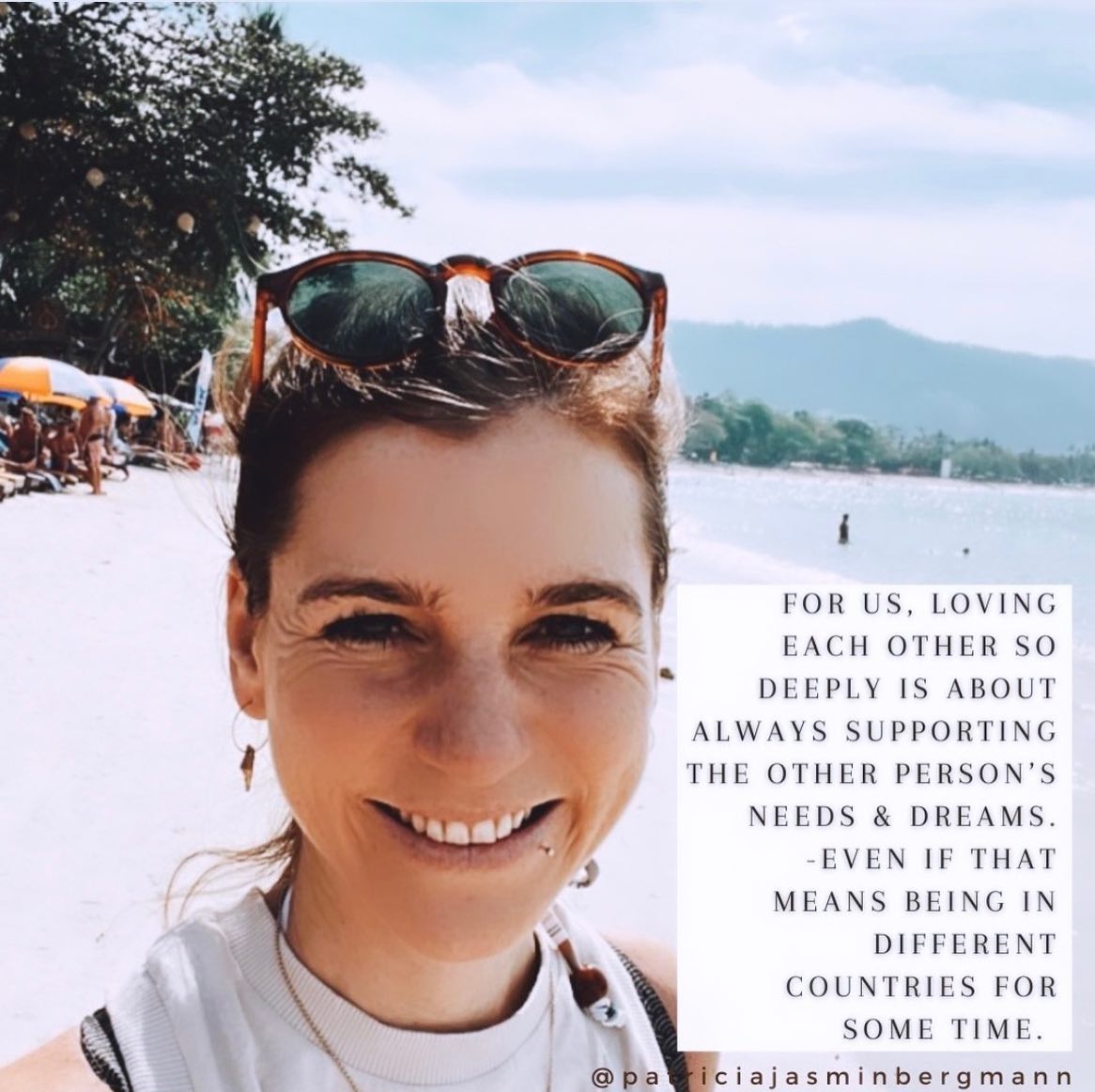 So many people were in absolute disbelief and not understanding when I told them, Stefan and I will be traveling for two months separately.
Apparently, it’s not normal to travel separately when you are married. 😅
But for us, it is about loving each other so deeply that we would always support the other person’s needs & dreams.
Even if that means that we go to different countries for some time.
While I was longing for some chill vibes, some rest, some me-time to reconnect more with myself, Stefan desired more adventure & exploring so instead of one of us compromising, and then feeling drained in energy we decided to travel separately so that everyone of us gets their needs met. While I’m in Thailand, Stefan travels the Middle East.
Do I miss him?
Every single second.
Would it be more fun and easier to do it together?
Absolutely
But there is an inner knowing that this is exactly where we need to be right now.
That this experience will make us both grow.
That this experience will make the bond between us even stronger. (haha not that I believe that that’s even possible. We have such a deep level of trust, talk daily and chat multiple times a day on WhatsApp, so we’re always kind of with the other person.😍)
And of course, if something happened or the other person wasn't well, we would directly hop on a plane to be together.
***
When you travel alone, you are always catapulted out of your comfort zone. Everything is new, the environment, the language, the culture.
The only thing that’s left that you can rely on is yourself. That’s why traveling by yourself is so powerful, grows your confidence and expands you in all different kinds of ways.
I’m taking this time to reconnect to myself and I cannot wait to finally fall back into Stefan's arms when I meet him on April 22 at the San Jose airport in Costa Rica. ❤️
.
.
.
.
.
#truelove❤️ #alwaystogether❤️ #globallife #abundancementality #dreamlifestyle #dreamlife #favoriteperson #tothemoonandback