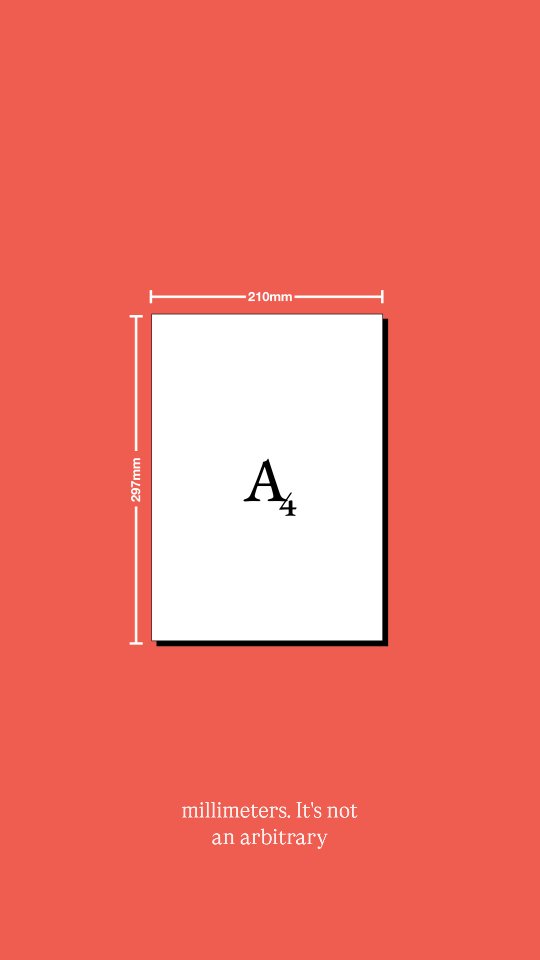 Stop designing by accident. 📐
Most people see a piece of paper. I see the Lichtenberg Ratio.
The A4 format isn’t just a random size—it’s a mathematical miracle. The ratio of 1:2 (approximately 1:1.414) is a permanent constant. Fold it once, or fold it ten times, and the proportions remain identical.
In a world of design waste, the ISO 216 standard is the ultimate masterclass in functional logic and perfect scaling.
Which do you prefer: the pure logic of A4 or the chaos of US Letter? Let’s talk in the comments. 👇
3TA Design. We build on the invisible.
#3TADesign #graphicdesign #a4paper #printdesign
#lichtenberg
