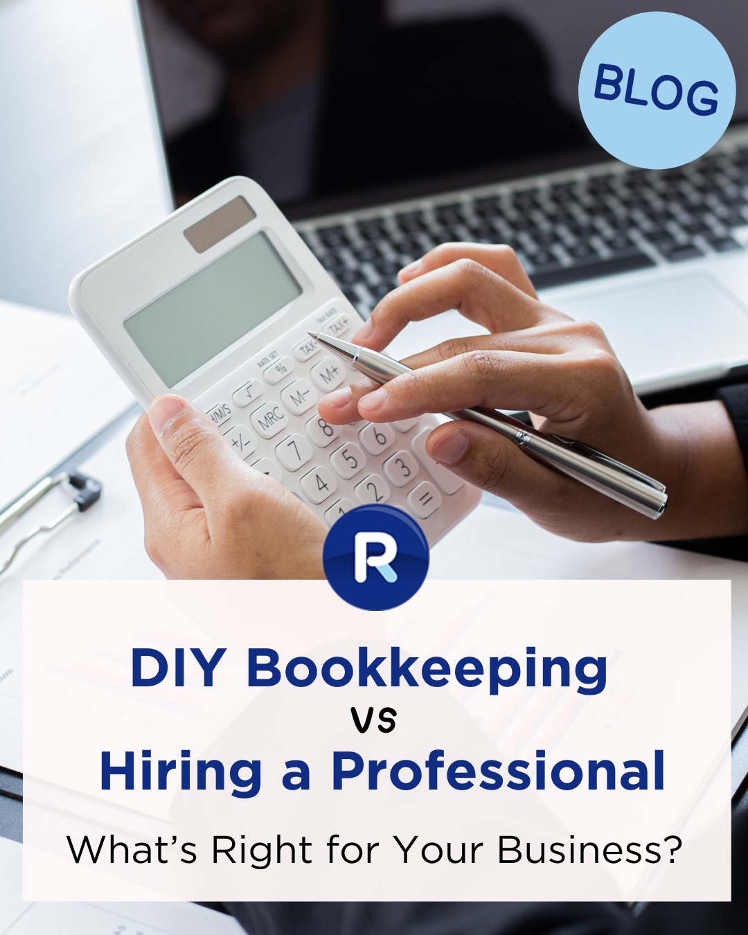 📊 DIY bookkeeping or hiring a professional: which one really makes your life easier? 🤔
If you’ve ever stared at a pile of receipts and thought “There has to be a better way…”, this blog is for you.
From saving time to avoiding mistakes (and a lot of stress), in our latest blog, we break down the pros and cons so you can make the choice that works for your business!