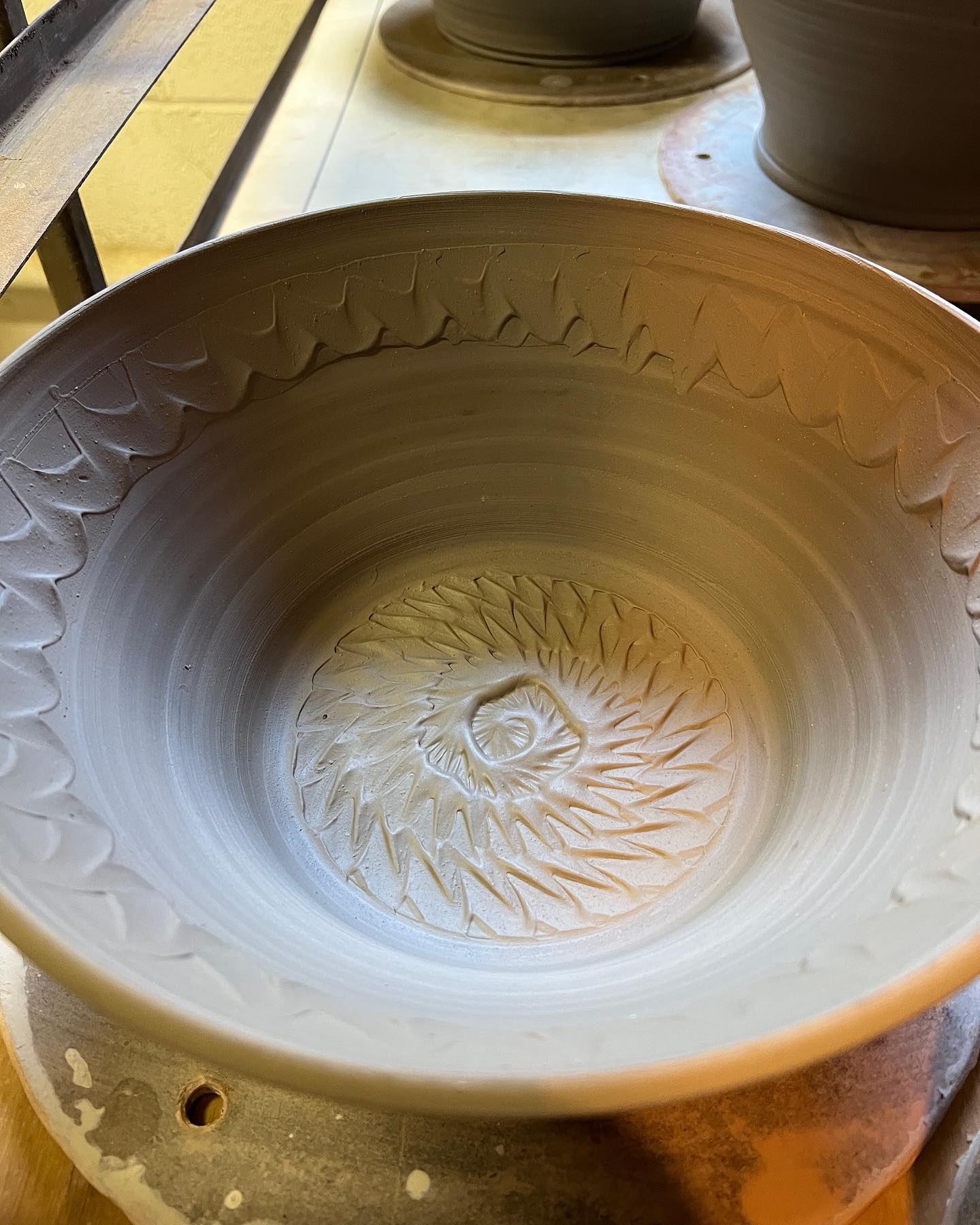 In the last 12 months I have made over 1000 custom coffee mugs. I decided that it was time to work on a few larger forms! #instapottery #wheelthrown #potterymugs #ncpottery #potterylife #wheelthrownmugs #etsypottery #handcrafted #buyhandmade #clay #potter #pottery #artanddesign #potterythrowing #pottersofinstagram #handcrafted #cvpots #chosenvesselpottery