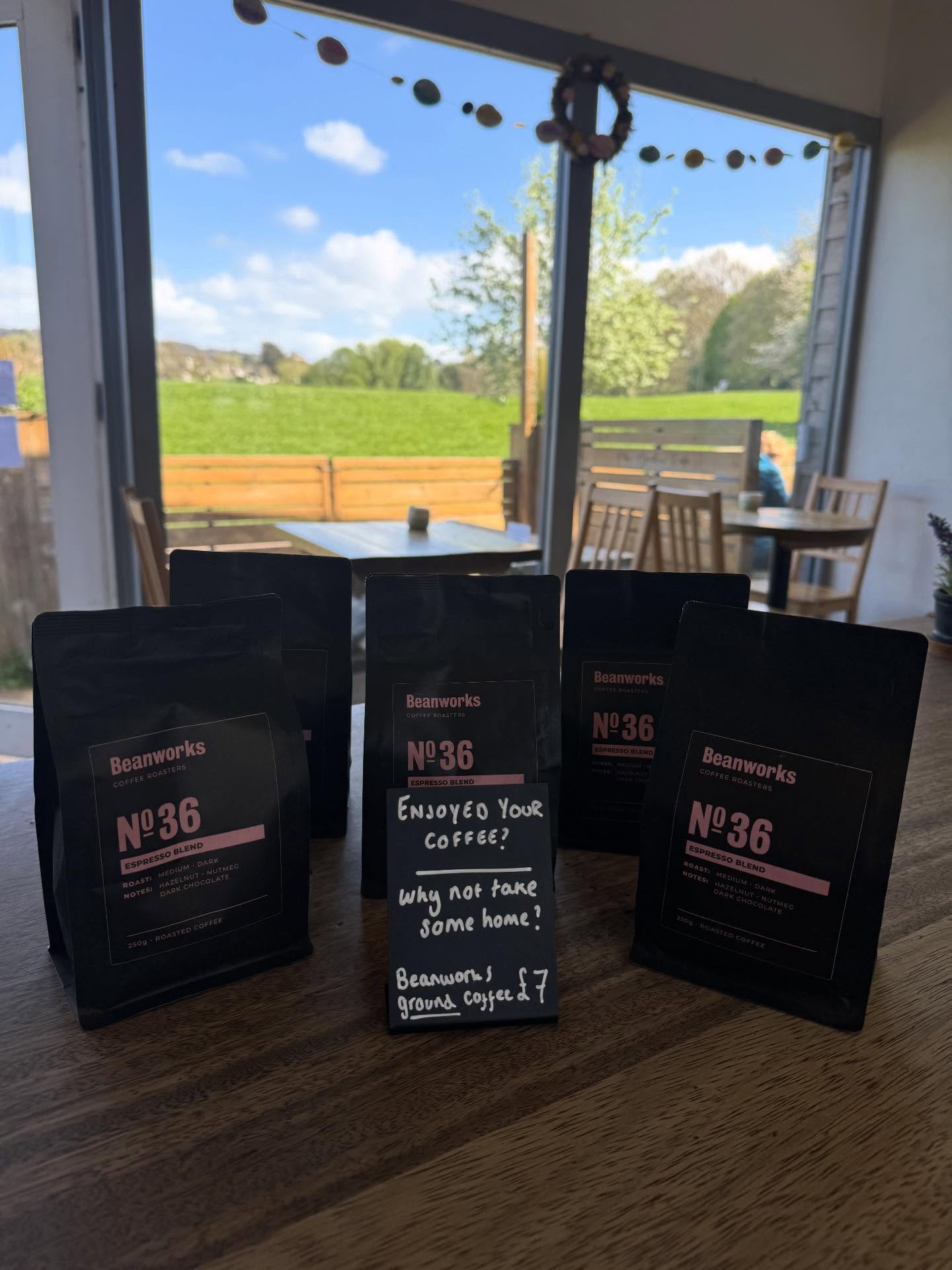 Did you know you can enjoy our coffee at home? ☕️ ✨
- 250g bags of Beanworks Coffee grounds, £7 each -
Grab yours on your next visit!