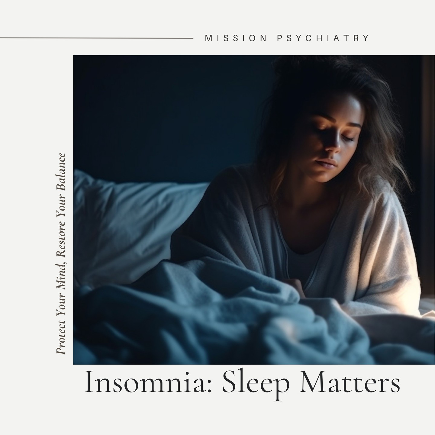 Insomnia doesn’t just steal your sleep, it can quietly impact your entire mental well-being. When your mind doesn’t get the rest it needs, it becomes harder to regulate emotions, manage stress, and stay focused throughout the day. Over time, this cycle can increase feelings of anxiety, irritability, and even depression. Around 30–35% of adults experience brief symptoms of insomnia, while about 10% suffer from chronic insomnia, meaning ongoing sleep difficulties several times per week. Prioritizing healthy sleep habits isn’t just about feeling rested. It’s about protecting your mental health, restoring balance, and giving your mind the chance to reset and heal.