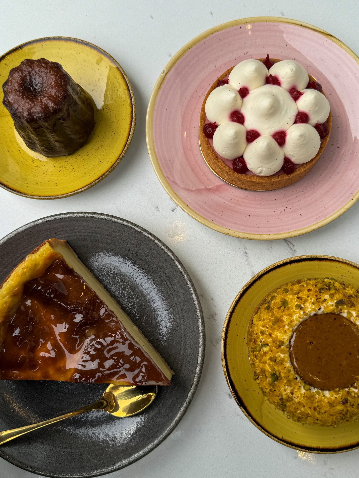 Spring sweets are here! 🌸
Whether you’re craving our creamy flan, nutty pistachio bloom, fruity raspberry vanilla delight, or a classic cannelé—we’ve got your perfect treat waiting. Come on by and try out our spring favorites!
A taste of spring, the French way…Which one are you trying first? 👀
#thefrenchguys #universityvillage #uvillage #capitolhill