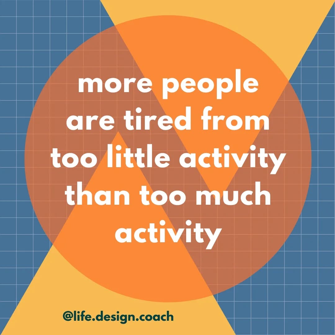 I hear from so many people (in a coaching capacity and generally any human interaction) that they feel too exhausted to exercise or do the things they physically want to do. I totally hear you. But realistically, more activity (the right stuff, and not too much) will energise you, lying on the sofa watching Netflix (she says lying on the sofa typing) will just make you feel more tired 💤🥱🛏
Regular exercise, and movement boosts your energy levels, motivates you, and makes you feel more confident and capable. Exercise sends oxygen and nutrients to your tissues and helps your cardiovascular system work more efficiently, giving you more energy. It also promotes better sleep, so you feel more energised when you wake up.
So don't believe the saboteur who is trying to convince you that doing nothing is best for you, try doing something, anything instead. Even if you feel the logic says you are too tired to use more energy. Build it up, and keep it up and see the difference it makes💃💫💥