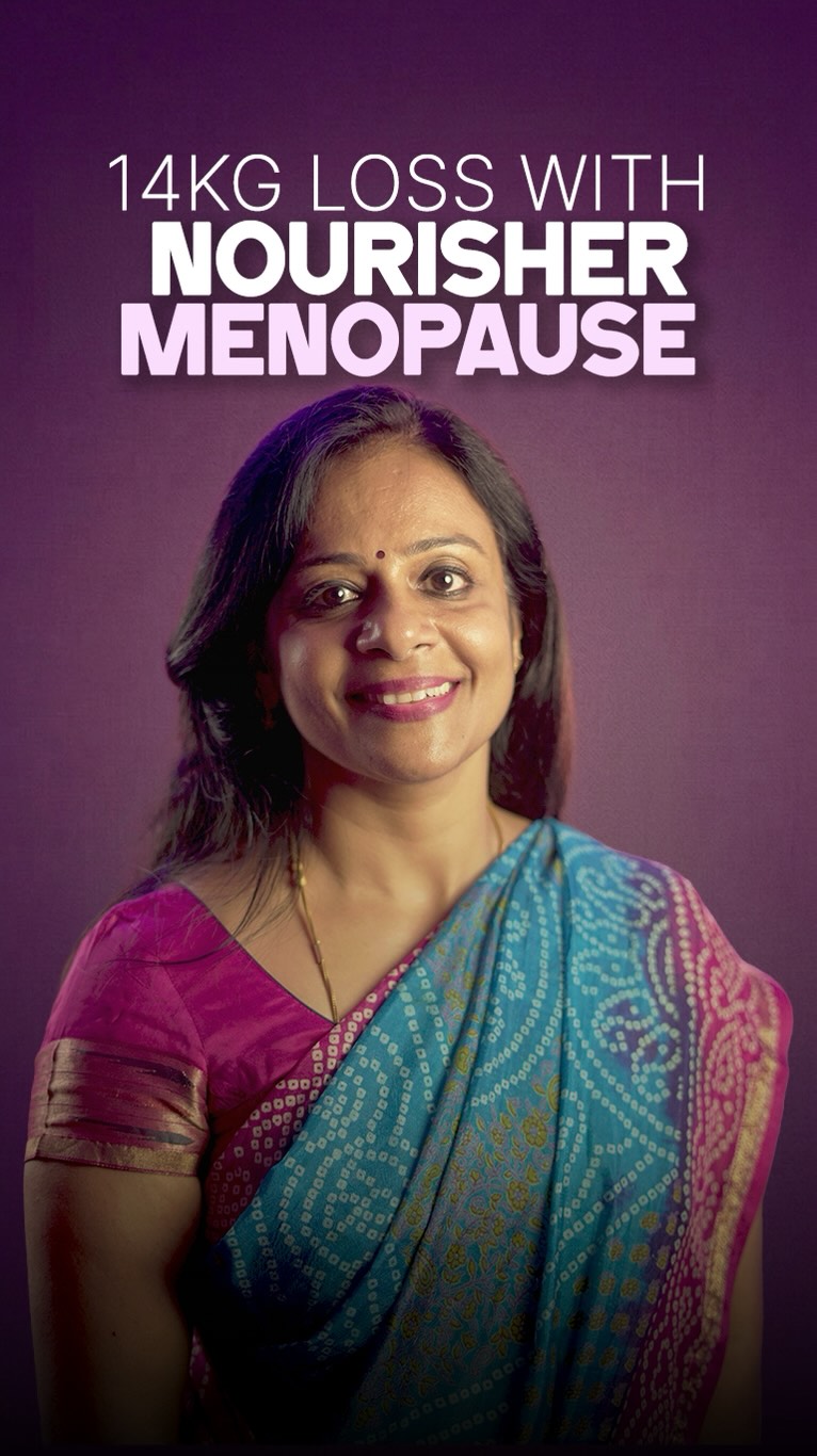 14 kgs down. But this journey was never just about the weight.
When my client first came to me during menopause, the scale felt like the enemy. The body felt unfamiliar. Energy was unpredictable. And the frustration of “doing everything right” but not seeing results was real.
Menopause changes the way the body responds to food, stress, sleep, and exercise. What worked in the 20s and 30s often stops working here. And that can feel discouraging.
So instead of chasing quick fixes, we focused on building a system her body could actually thrive in during this phase.
We worked on nourishing her body instead of restricting it.
We focused on strength instead of just burning calories.
We supported her hormones with better sleep, balanced meals, and recovery.
And most importantly, we built habits that she could sustain even on busy or low-energy days.
Progress didn’t happen overnight. There were weeks when the scale barely moved. But her energy improved. Her strength increased. Her confidence slowly came back. And over time, the body responded.
14 kgs later, the biggest transformation isn’t just what the scale shows.
It’s the way she feels in her body again.
Stronger.
More in control.
And finally understanding that menopause is not the end of feeling good in your body — it’s simply a phase that requires a different approach.
If you are in menopause or perimenopause and feel like nothing is working for your body anymore, you are not broken. You just need the right strategy for this stage of life. 💛