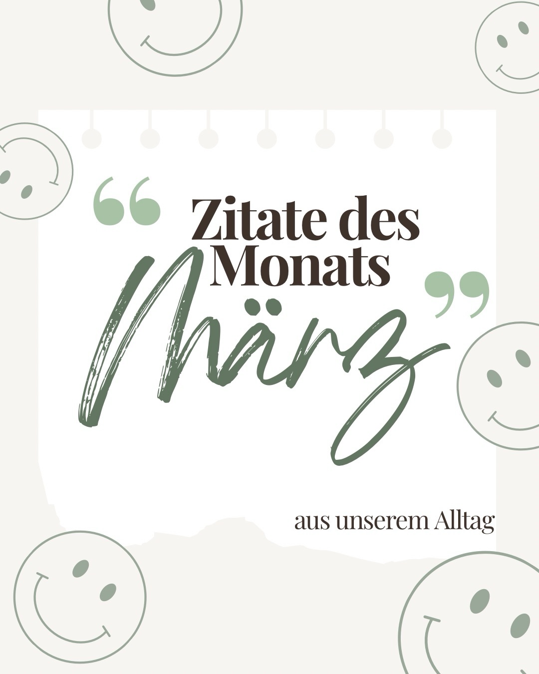 Herzlich Willkommen zu unserer neuen Rubrik:
✨ZITATE DES MONATS✨
➡️ Dinge, die man so nicht sagt, die bei uns im Alltag aber trotzdem manchmal aus irgendwem rauskommen. Wir dachten, es ist viel zu schade, wenn diese lustigen Versprecher nur in unserem Sprüchebuch in den Gruppen versauern 🤭
Wir starten mit unserer Sammlung aus dem letzten Monat 🫠
Welches ist euer Lieblings-Zitat? 🙃
#rueckenwindburlage #kinderundjugendhilfe #team #humor #traumapädagogik