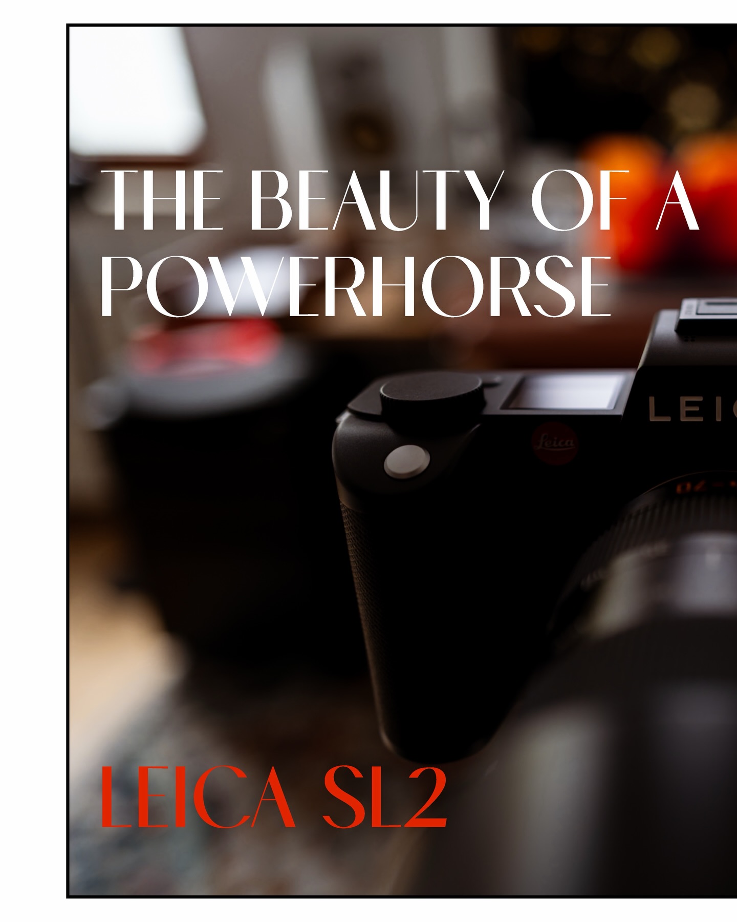 The beauty of a powerhouse.
The Leica SL2 is more than just a camera — it’s precision, character, and pure craftsmanship in your hands.
Solid. Elegant. Uncompromising.
Built like a machine, yet made for emotion.
Every frame feels intentional. Every detail feels right.
A true workhorse with the soul of a Leica.
Power, performance, and timeless design — all in one body.
The beauty of a powerhouse. The Leica SL2.
#leicasl2 #djlife #leicapassion