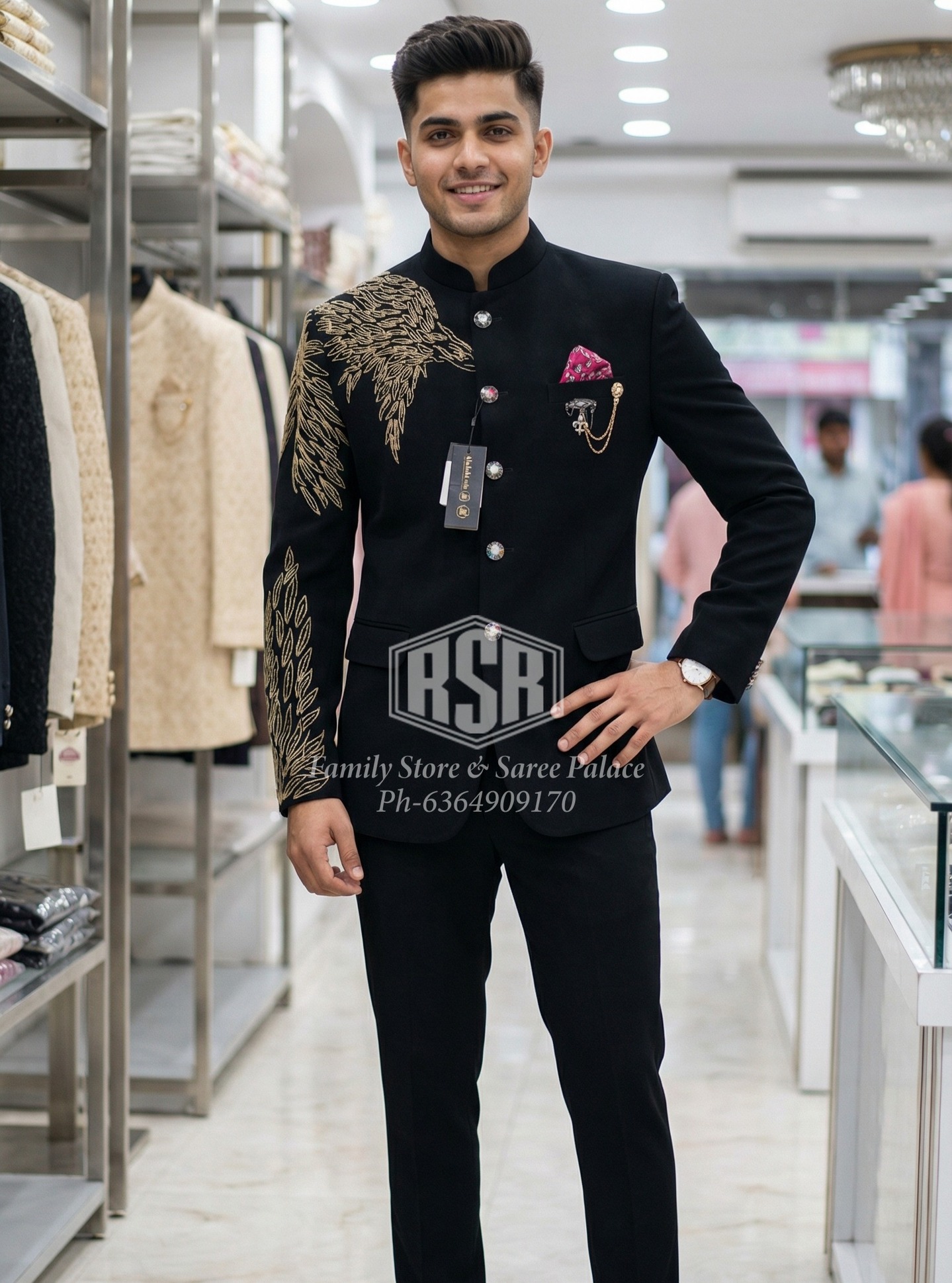 Nothing beats the elegance of Indian ethnic wear.
"Wholesale prices in a retail showroom"
We’ve got you covered. Visit us in-store or reach out via phone for inquiries and orders! 🚀
📞 Official Number: +91 6364909170
🏬 Store Address: 6/1 Beside St. Pius Church, Kammanahalli Main Rd, Bangalore-560084
.
.
.
.
#SherwaniStyle #ModiJacket #WeddingSeason #FestivalFashion #IndianGroom #EthinicVibes #GentlemansStyle #bandijacket