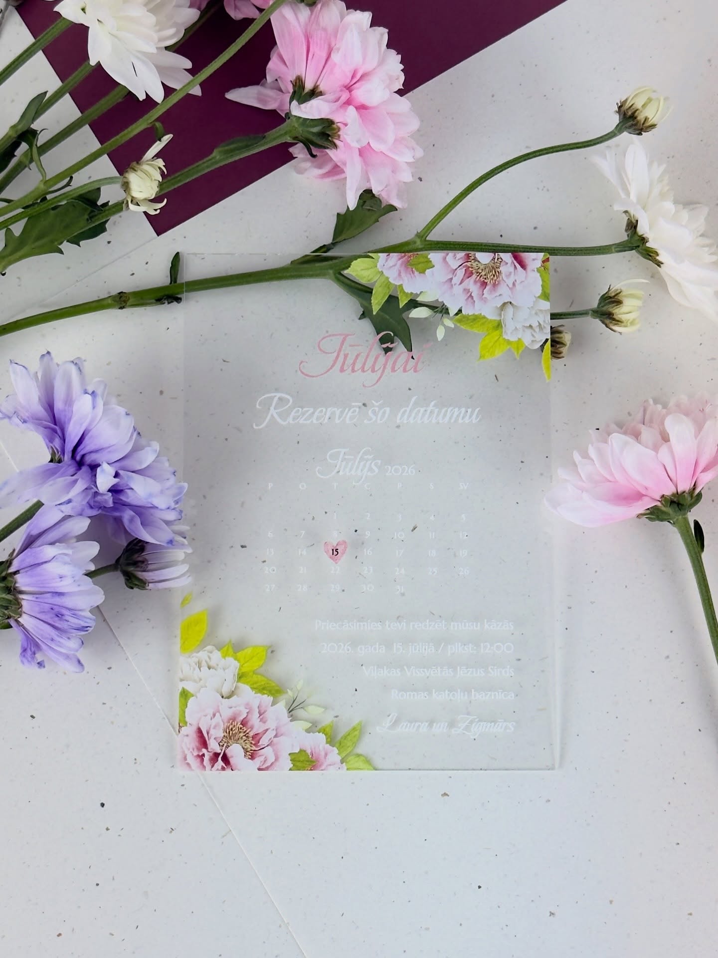 🥂 Arī mēs esam gatavas kāzu sezonai!
💌 Piedāvājam izgatavot akrila kāzu ielūgumus vai citus apsveikumus.
Perfekti, lai eleganti izceltos un vēlāk paliek par piemiņu!
📯 Pasūtīt vari rakstot vai zvanot:
+371 29215155
info@impress.lv
www.impress.lv
#kāzuielūgumi #kāzusezona2026 #akrilaielūgmi #druka