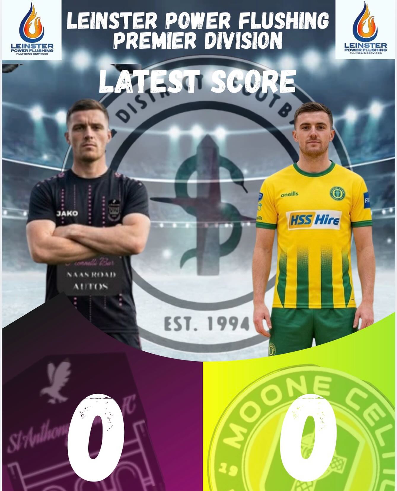 24 minutes gone still 0-0