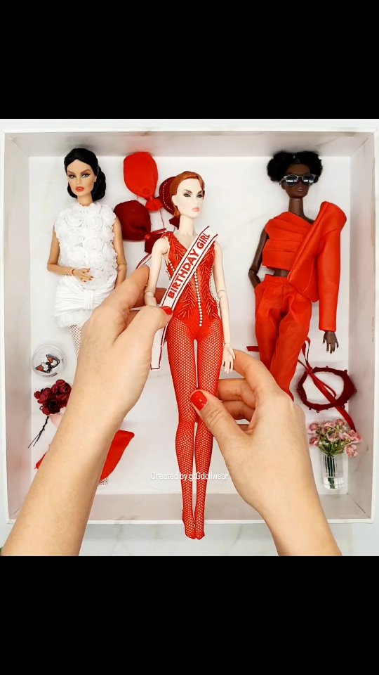 Hey, who's got a birthday around the corner?
My 14-day birthday calendar girls are here to remind you celebration deserves outfits.
Tell me in comment how much longer till your birthday?
www.gtGdollwear.com
#gtgdollwear #integritytoys #fashionroyalty #poppyparker #integritydoll