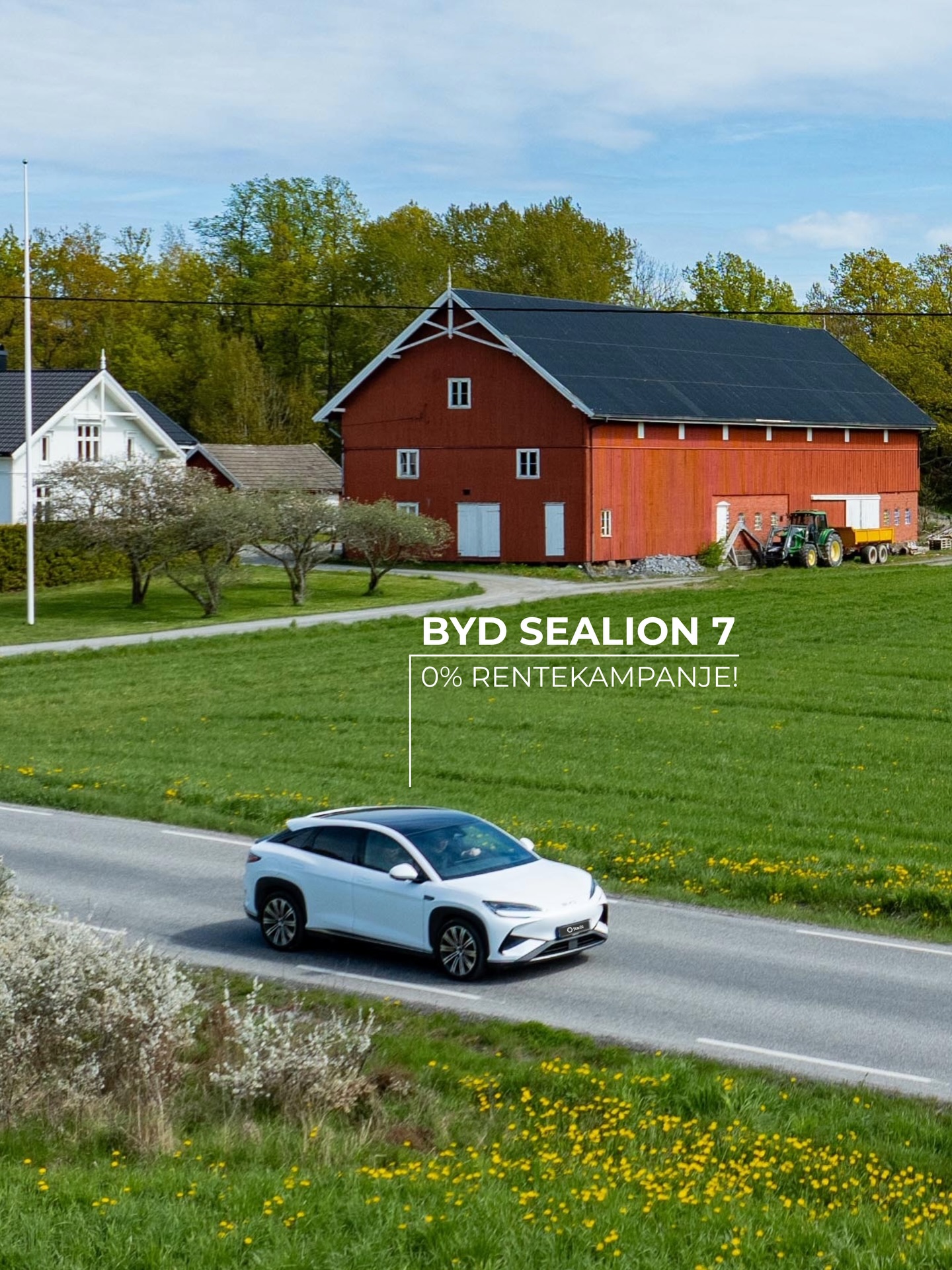 Flere som er klare for sommeren?😍☀️
Enn så lenge kan vi drømme oss bort i en sommer med BYD Sealion! Nå med 0% rentekampanje ut april 😍
På utkikk etter en romslig, kraftig og moderne bil? BYD Sealion har det du trenger for en enklere og morsommere hverdag 🚘
👉God plass til hele familien eller vennegjengen
👉Imponerende rekkevidde og ytelse
👉Komfort og kjøreglede i hver eneste tur
Enten om det er levering i barnehagen, helgetur med venner eller lange roadtrips - Sealion gjør hver kjøretur til en opplevelse!
Lavere månedskostnad, høyere kjøreglede. Kjenn på kreftene selv, book din prøvekjøring i dag 😎