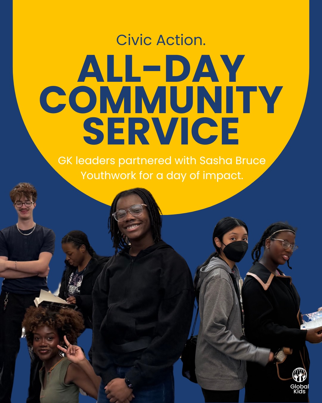 D.C. students from Benjamin Banneker Academic High School participated in an all-day service experience with Sasha Bruce Youthwork, exploring the realities of youth homelessness and supporting residents through cooking, organizing activities, and sharing messages of encouragement.
The day was a powerful reminder that youth leadership starts with understanding community needs and taking action to support one another. As well as a reminder of how @sashabruceyouth and Global Kids are both working for a world where our youth are protected.
#servicelearning #youthleadership