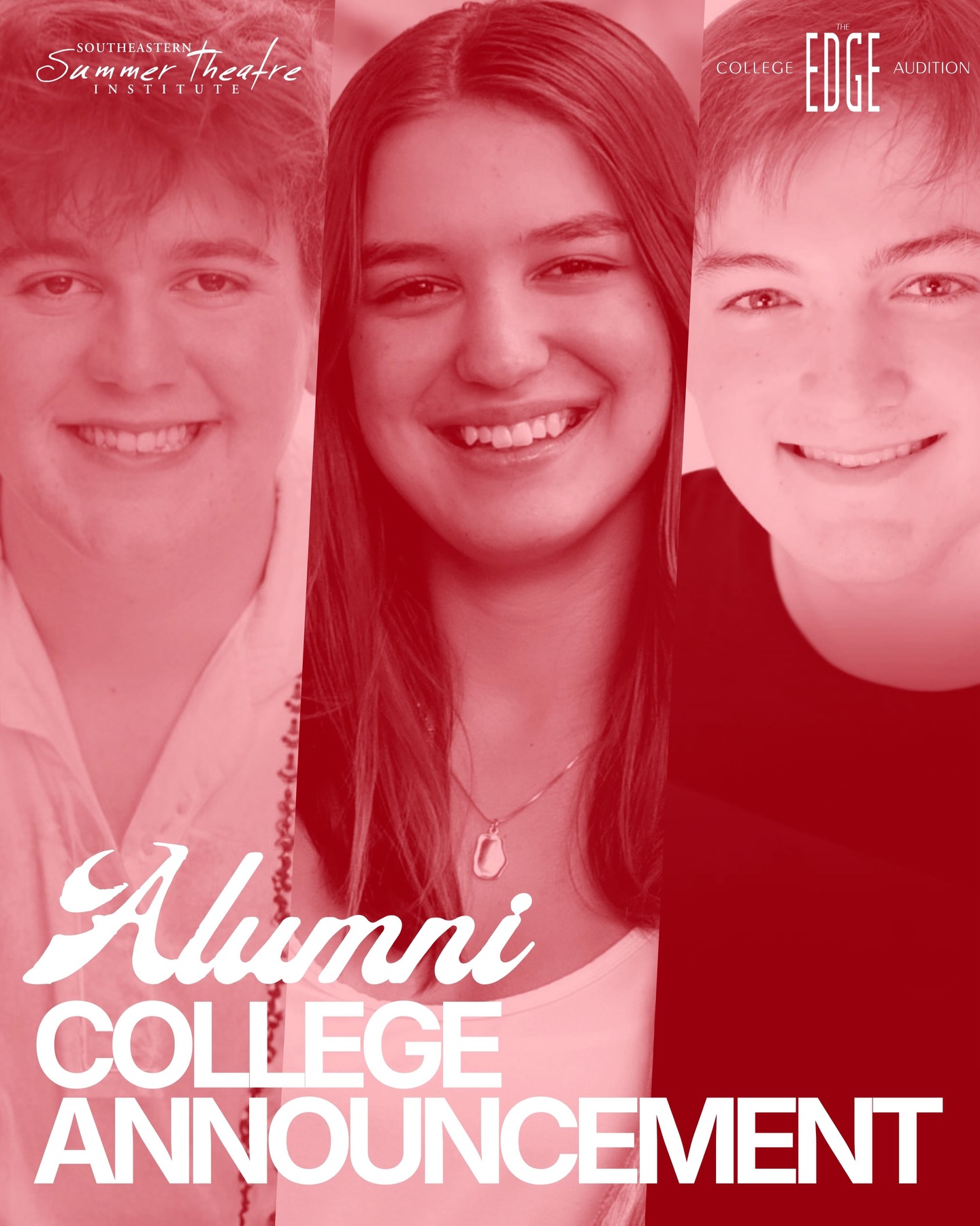 Our seniors are committing to the next four faster than we can keep up! What an honor to have played a role in your journeys. We couldn’t be more proud!
There is still time to join us this summer at SSTI and @collegeauditionedge! Links in bio..