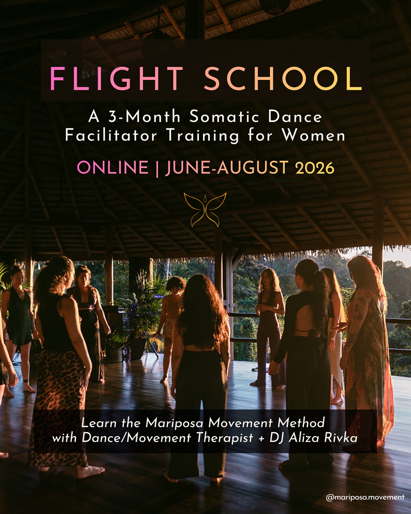 Every dance is a journey.
And someone has to pilot the ship.
This is for the women who feel the call
to guide, to lead, to host dance spaces that create more coherence in this world.
Flight School is where you learn how 🦋
Level 1 begins in June.
Online. Join us.
Comment FLY for the details 🎧
📸 @melissa_be_zen