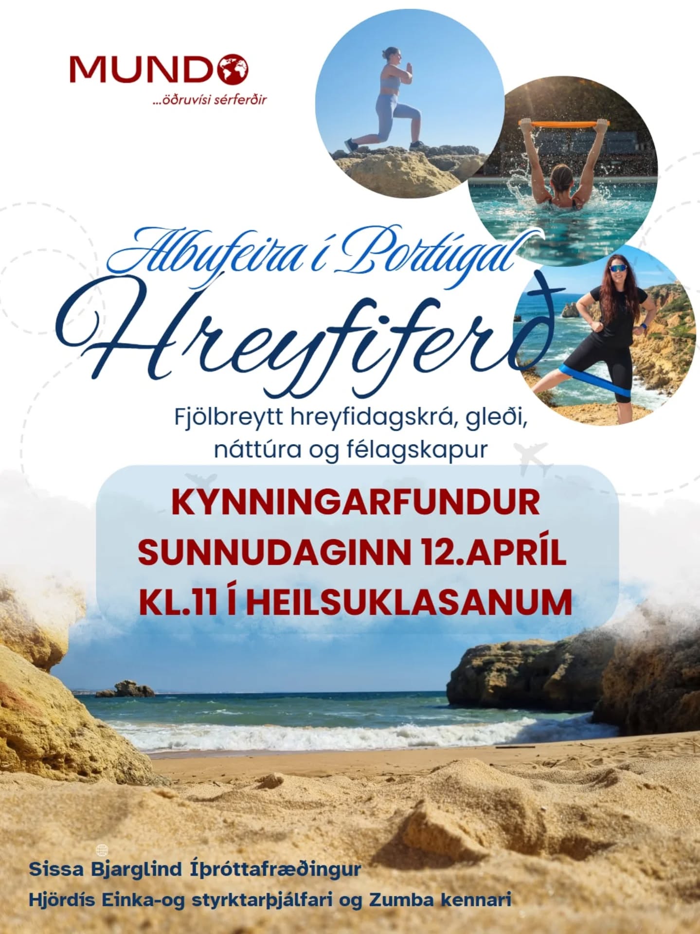 Hlökkum til að sjá ykkur á sunnudaginn 😍
Kynnum dagskránna, sýnum myndir, spjöllum og svörum spurningum 😊
.
Æfingar sem henta þeim sem vilja taka gríðarlega vel á því jafnt þeim sem vilja taka færri æfingar eða fara rólega í sakirnar 👌
.
Stök, vinir, vinnufélgar, ræktarfélagar, öll velkomin 😍
.
#mundoferðaskrifstofa #ferðalag #hreyfiferð #lífiðernúna #aefa