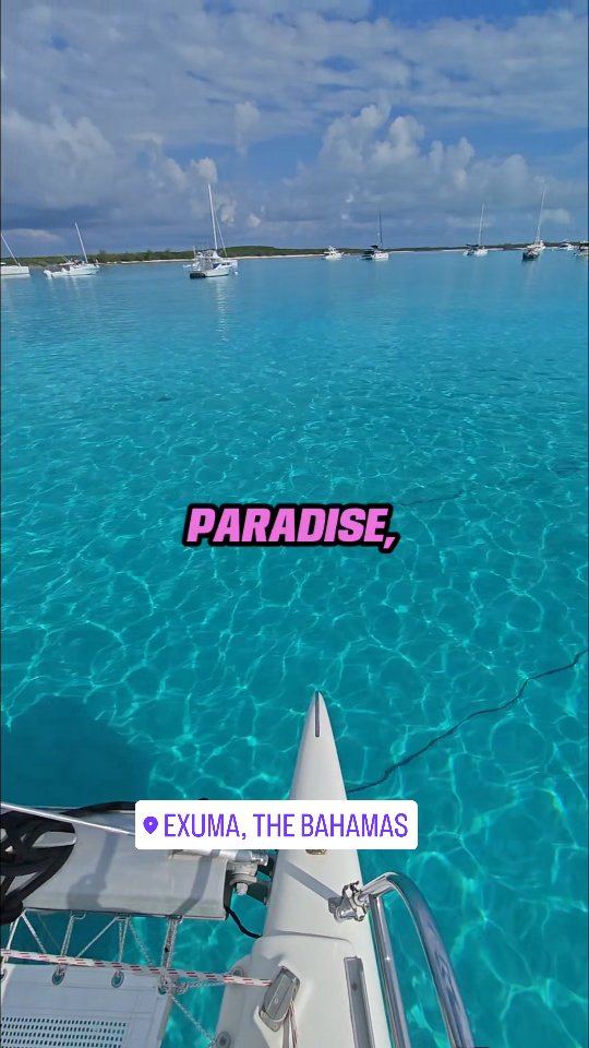 The Bahamas didn't disappoint.
We dropped anchor and the ocean turned into a swimming pool — warm, clear, impossibly blue.
#CatamaranLife #BahamasSailing #SailWithNova #BlueWater #SailLife CharterLife OceanTherapy AnchoragePerfection