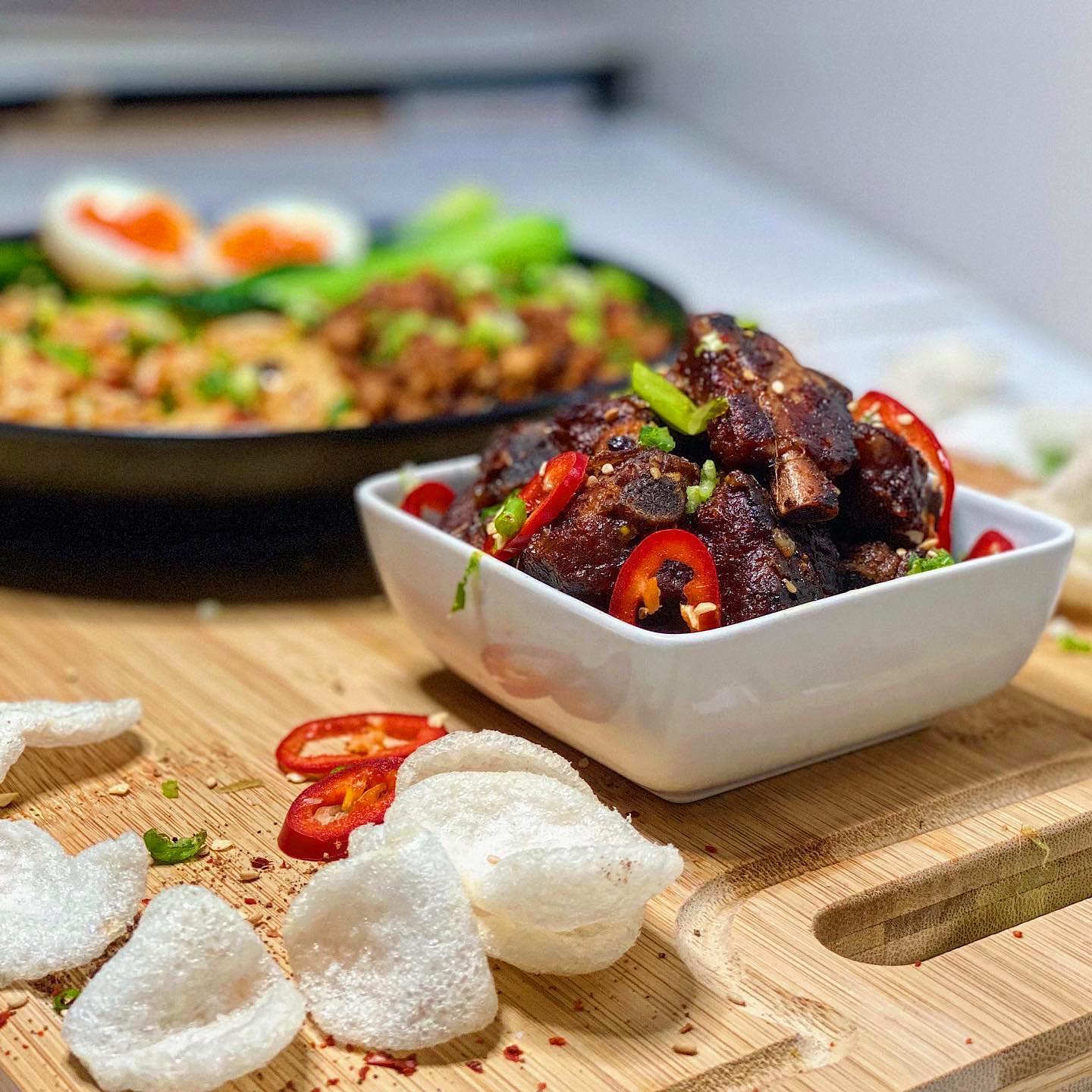 Spicy Pork Ribs 🐖🇨🇳
————————————
These spicy pork ribs really hit the spot, with a mix of sweet and spicy flavours in no time at all.
I used Silvana Francos, Chinese Pork Ribs recipe found on the @bbcgoodfood website. Go check it out for the full recipe and tips on how to get the best results.
————————————
#recipes #pork #spareribs #chinese #bbcgoodfood #foodporn #instafood #instadaily #foodblogging #foodblog #fyp #britainsbesthomecooks_ #yummy #foodoftheday #foodofinstagram #ribs #meat #meatlover #starters