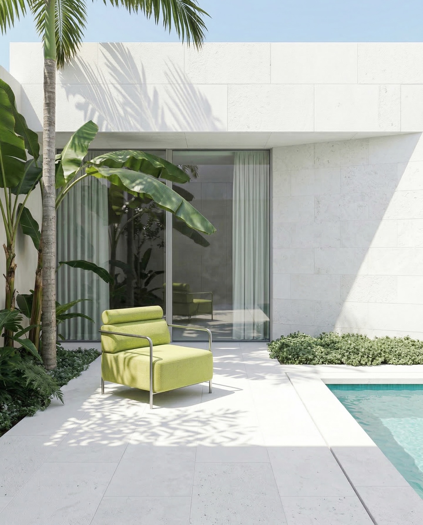 outdoor меблі kint. відтепер доступні для терас.
нержавіючий металевий каркас і вуличні тканини для м’яких меблів забе