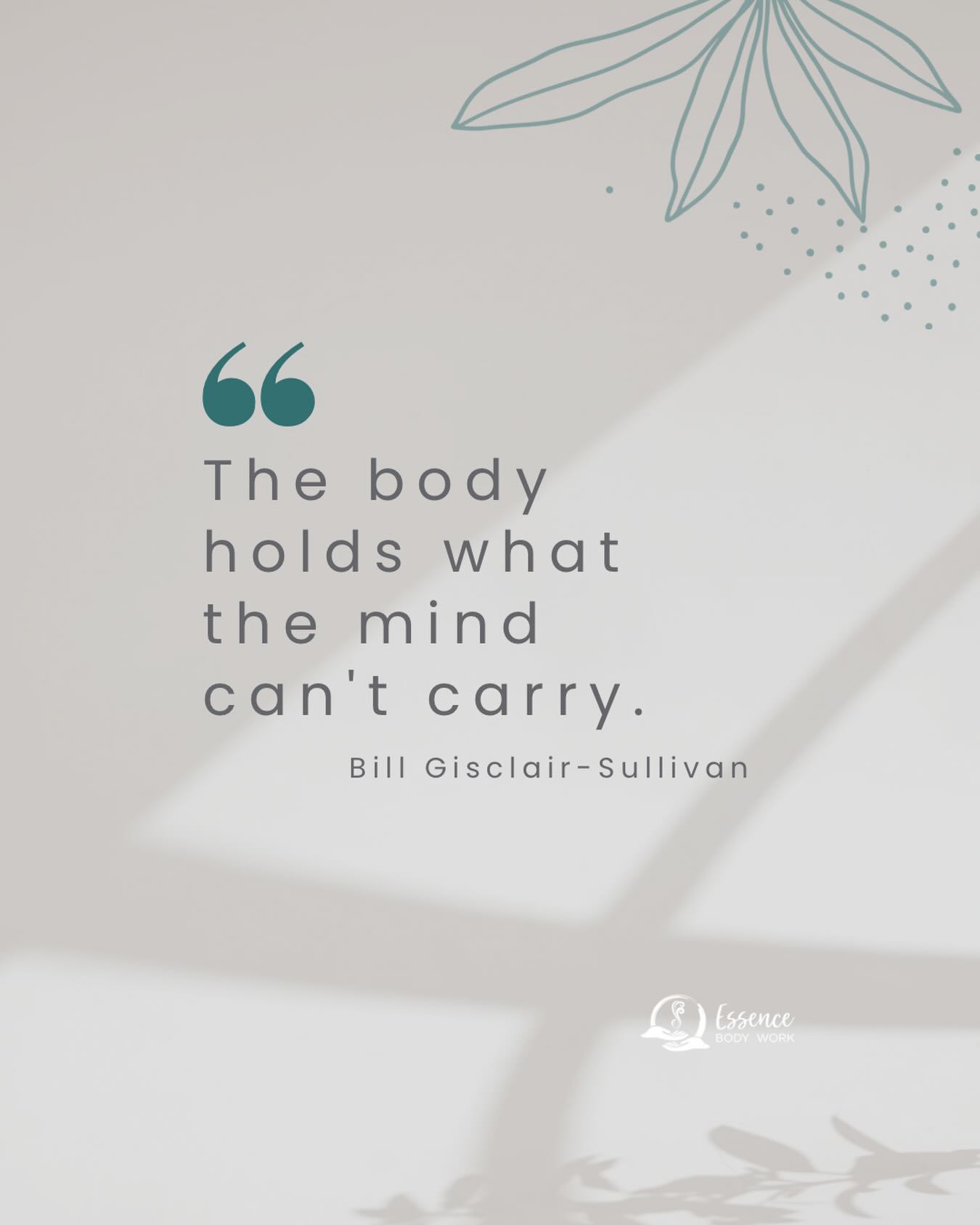 I learned this early on in my massage therapy career, but it is a lesson that we must keep coming back to again and again.
I think when clients come in they may understand what this means, and they may not fully, and either way I am there to hold space and help teach them what this may feel like in their body. Sometimes it just takes encouragement to feel, or permission to let go, or a moment of quiet. But is doesn’t change the lesson, the body, through the fascia, carries your story.
Are you ready to let go? Online scheduling available: www.essencebodywork.com
#myofascialrelease #soundtherapy #westervilleohio