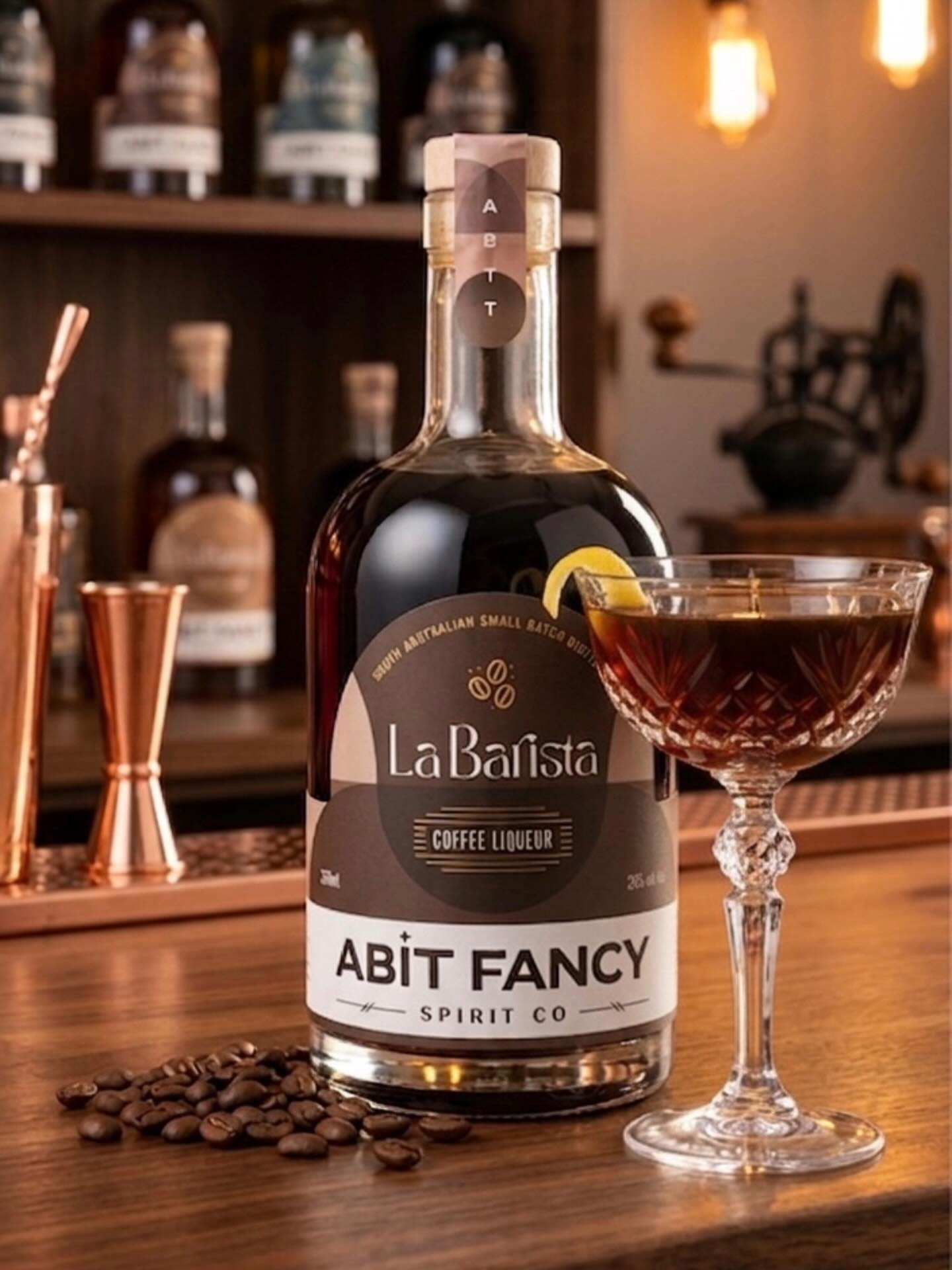 Have you tried a Brave Bull cocktail? The tequila-based cousin of the Black Russian, this cocktail brings out the earthy, agave-forward notes of the spirit with smooth caramel toffee notes from our La Barista Coffee Liqueur. 2 parts (60ml) Blanco Tequila. 1 part (30ml) La Barista Coffee Liqueur. 3-4 ice cubes. Combine all the ingredients in an old fashioned highball glass, lightly stir to combine and garnish with a small twist of lemon. Enjoy & Thank us later 😉. #abitfancyspirits #adelaidehillsgin #buysa #saspirits #coffeeliquer