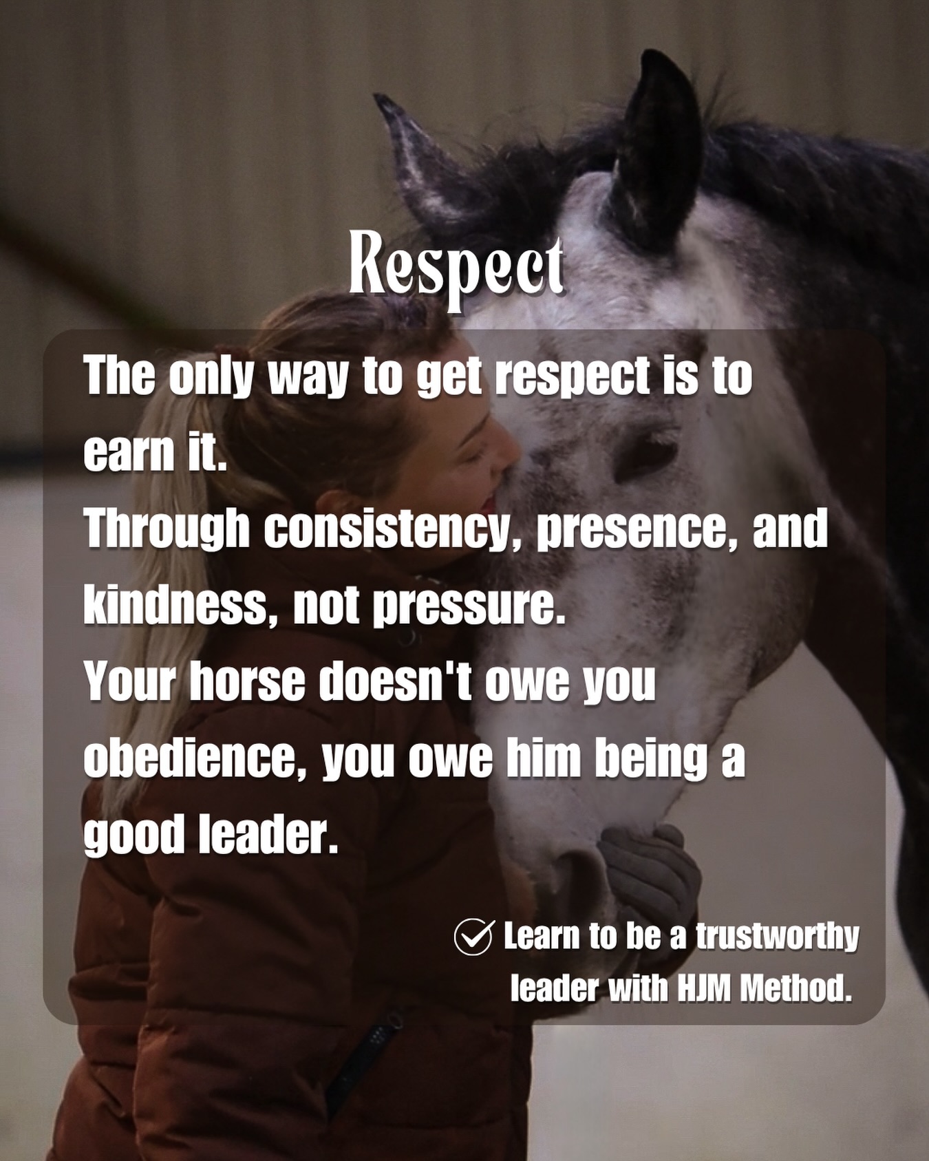 Your horse doesn’t need force.
Your horse needs a leader they can trust.
Want to learn how to become that leader? 🐎
Comment “LEADER” below👇🏻
#hjmmethod #horsemanship #horsemanshipacademy #horsemanshipjumping #horsemanshiptraining