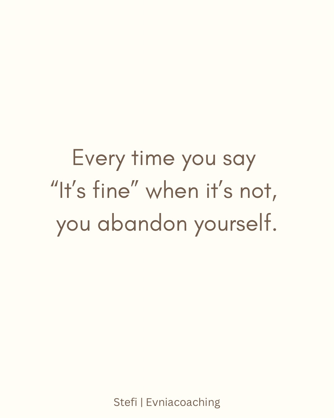 You know how to be yourself. But when others are involved, you feel that your authentic self-expression will cost you the connection & belonging.
That’s why you adjust yourself, become what others expect you to be and silence your truth.
Somewhere along the line when growing up you learned that being yourself is not welcomed and so you started prioritising others and what they want over your truth.
As a child, this worked for the moment and it gave you a form of acceptance and belonging that felt vital. But it came at a price: 𝐘𝐨𝐮𝐫 𝐚𝐮𝐭𝐡𝐞𝐧𝐭𝐢𝐜 𝐬𝐞𝐥𝐟.
Now as an adult, you can often sense the inner conflict between your real expression and the adjusted one.
You are the only one who can be you in this life, so who is better equiped to do that than you?
Knowing this intellectually is not enough though, as your body has registered authenticity with threat of connection.
Restoring the inner safety of being yourself and expressing your truth means that you stop abandoning yourself in order to have acceptance/connection/belonging.
If you’re ready to come back to yourself, this is the work we do together.
Check the link in bio. 💫
#SelfAwareness
#Authenticity
#PartsWork
#Healing