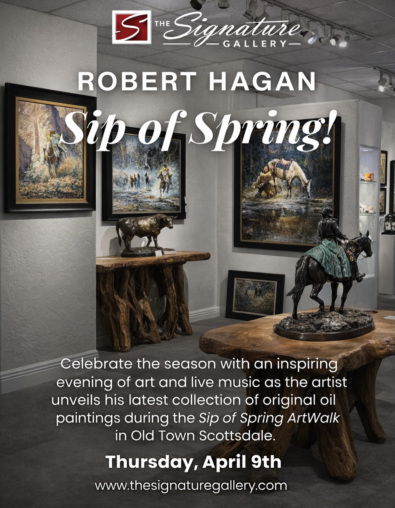 I’d love for you to join me for an evening of art, conversation, and a little well-earned sipping. Sip of Spring is my excuse to share some new paintings—and yours to enjoy them with a glass in hand (purely for artistic appreciation, of course). Come by, take a wander through the work, and help me welcome the season the best way we know how. — Robert