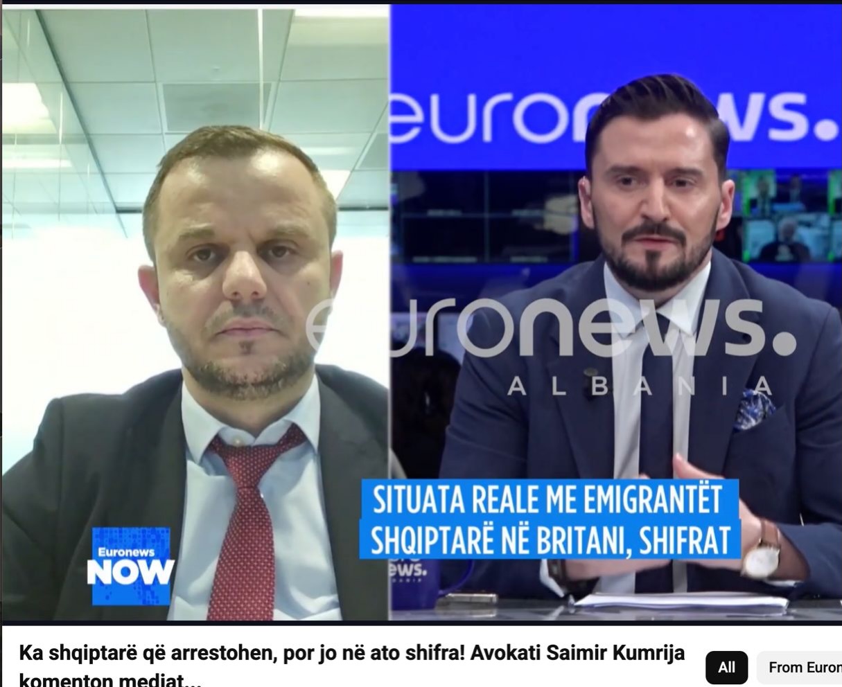 Sipas The Telegraph, në tre muajt e parë të vitit 2026, 63 shqiptarë janë dërguar në burg në Britani, çka është paraqitur me formulimin “një çdo dy ditë”. Në raportimin britanik, kjo çështje lidhet edhe me debatin më të gjerë për emigracionin e parregullt, burgjet dhe kthimet e shtetasve të huaj. (The Telegraph)
Në mediat britanike, tema po trajtohet jo vetëm si çështje penale, por edhe si çështje politike dhe migratore. Kjo lidhet me faktin se shqiptarët kanë qenë ndër kombësitë më të përfaqësuara në statistikat e të burgosurve të huaj në Angli dhe Uells, ndërsa debati shpesh vendoset në kontekstin e hyrjeve të parregullta të viteve të fundit. (GOV.UK Assets)
Në këtë intervistë, kam ndarë një lexim më të kujdesshëm të kësaj çështjeje: çfarë po thuhet në media, çfarë tregojnë statistikat zyrtare dhe pse është e rëndësishme që këto të dhëna të lexohen me kontekst, pa kaluar në përgjithësime për gjithë komunitetin shqiptar në Mbretërinë e Bashkuar. (GOV.UK Assets)
📌 Disa nga pikat kryesore të diskutimit:
▪️ çfarë pretendon The Telegraph
▪️ pse kjo temë po del fort pikërisht tani
▪️ si lidhet debati me politikat britanike për emigracionin dhe kthimet
▪️ çfarë tregojnë realisht statistikat zyrtare
▪️ pse duhet dalluar mes rasteve individuale dhe komunitetit shqiptar në tërësi
📺 Intervistën e plotë e gjeni ne story